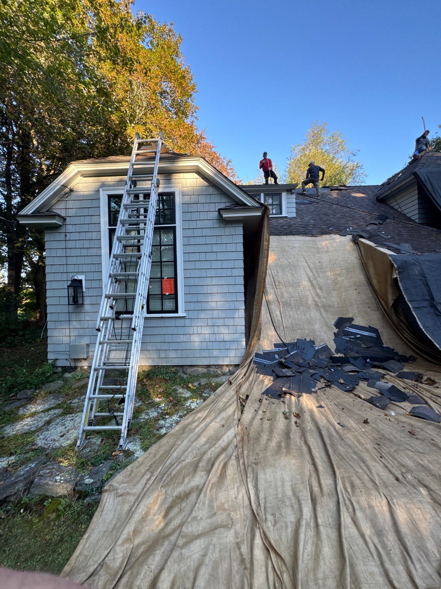 Roof Replacement with EPDM Conversion and Gutter Upgrade – Littleton, MA by Mighty Dog Roofing of Greater Middlesex County