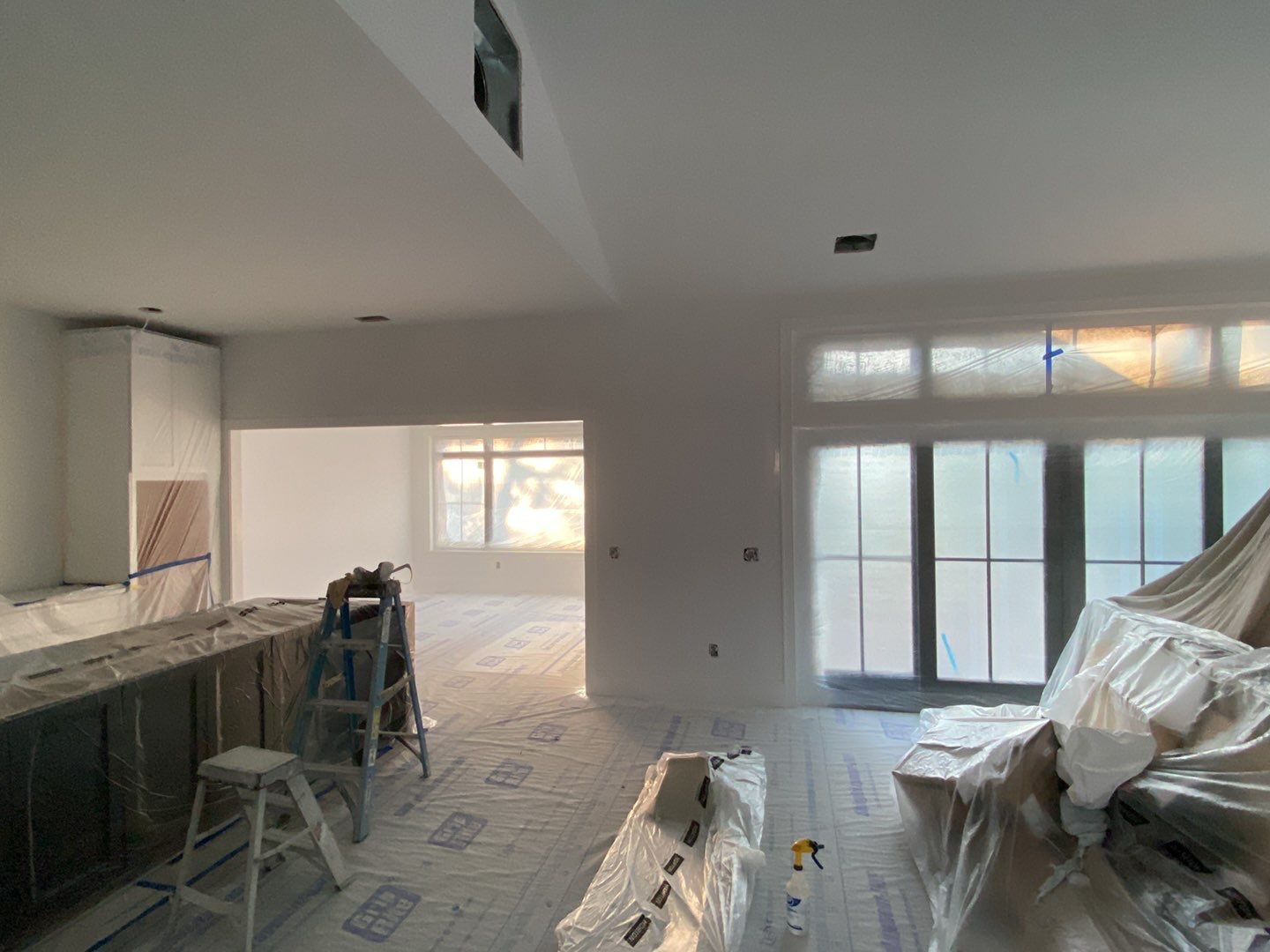 Interior Painting using Snowbound White  by EXCELLENCE | CARTO