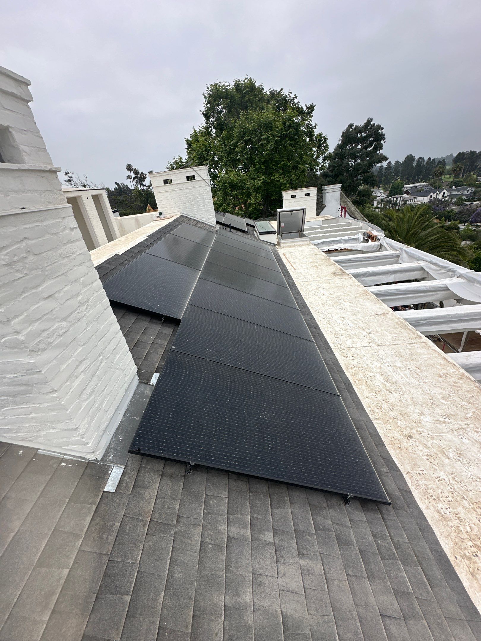 Residential Solar Panel and Battery Storage Installation in Los Angeles by AWS Solar