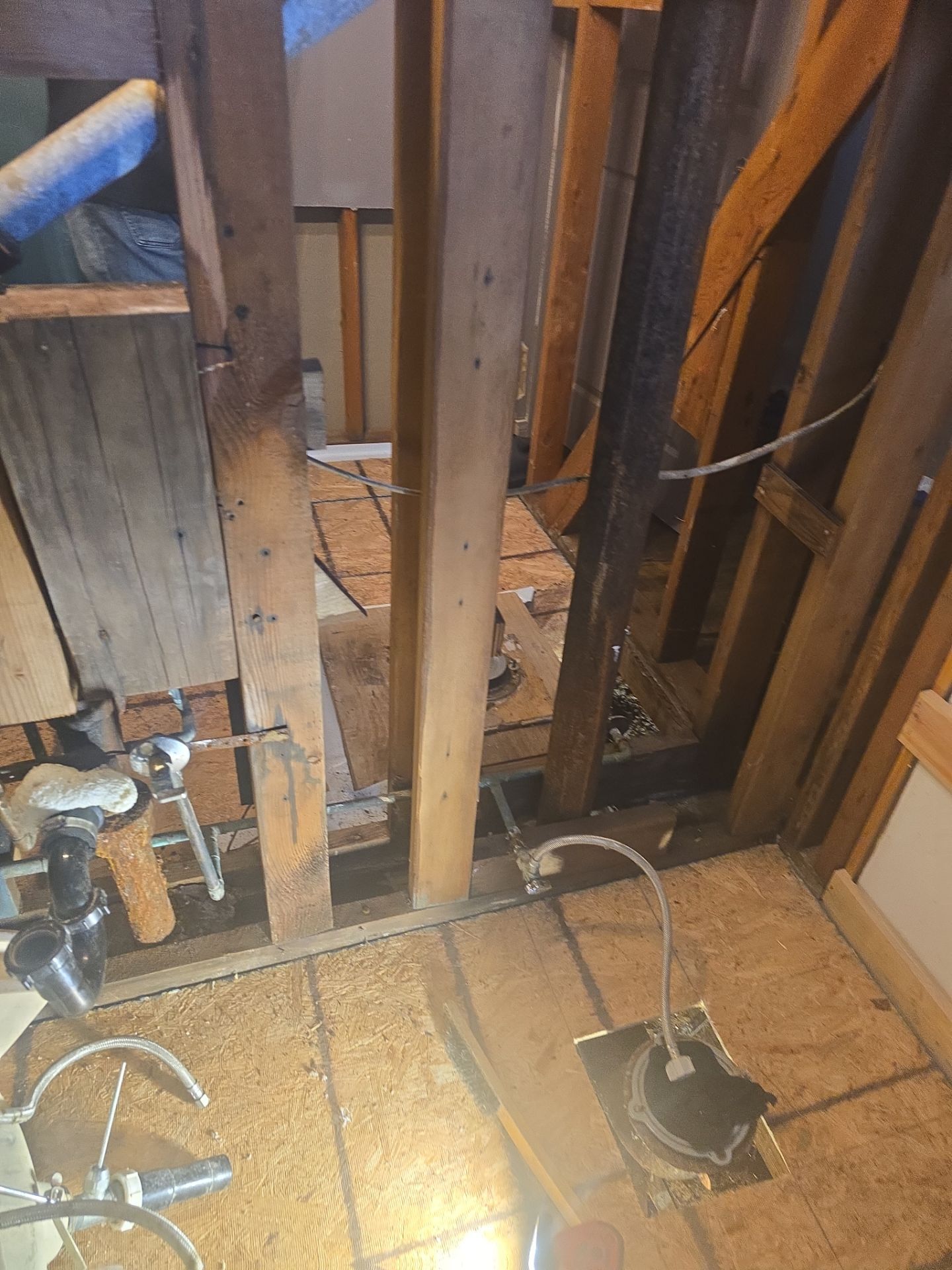 Installing New Piping and Checking Underneath Home by Us Plumbing