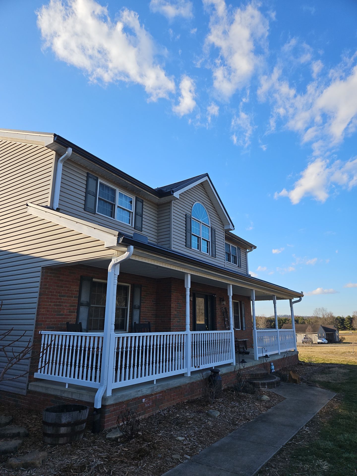 Residential Roofing Installation using Performance Panel Metal - Frost Black by RoofX 