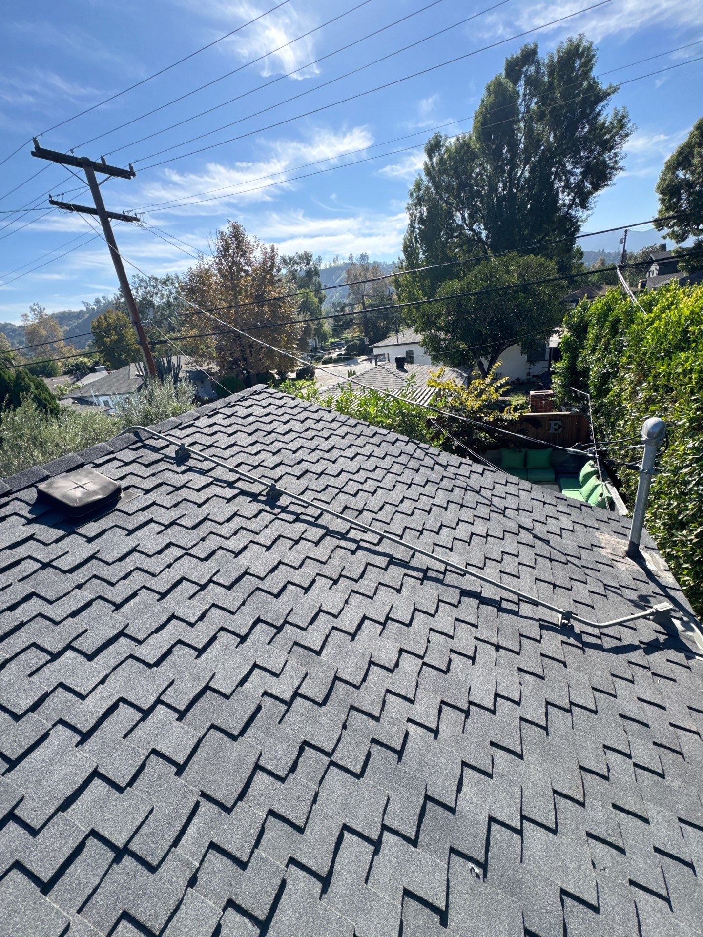 Glendale Residential Solar Installation with Enphase Microinverters on Shingle Roof by AWS Solar
