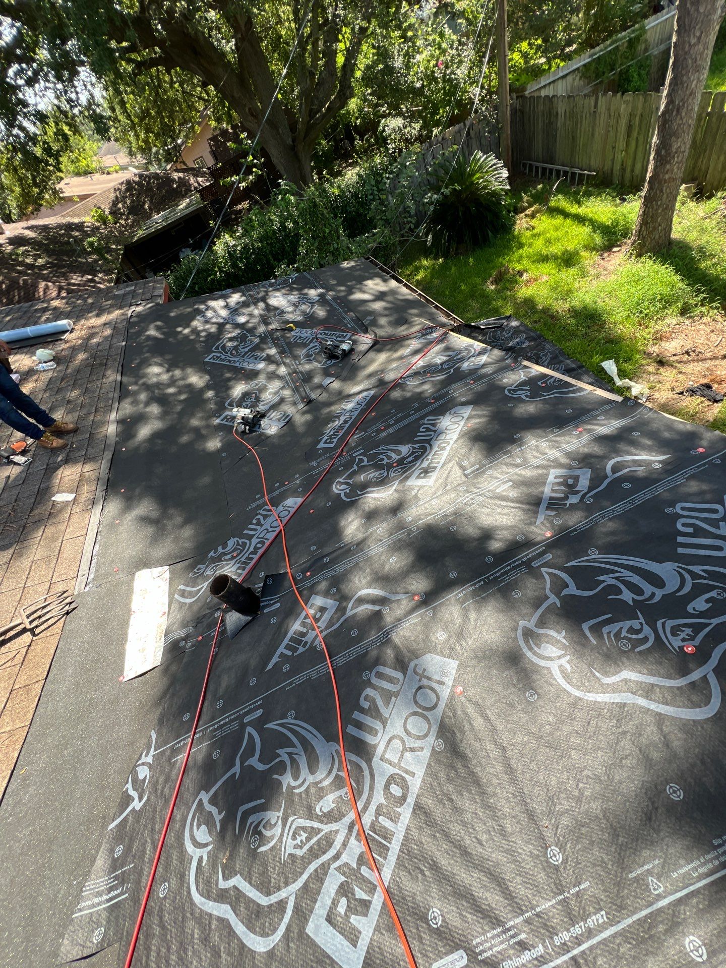 Residential Roofing Installation using Owen's Corning Duration (Lifetime) Shingles by Roof Repair Company