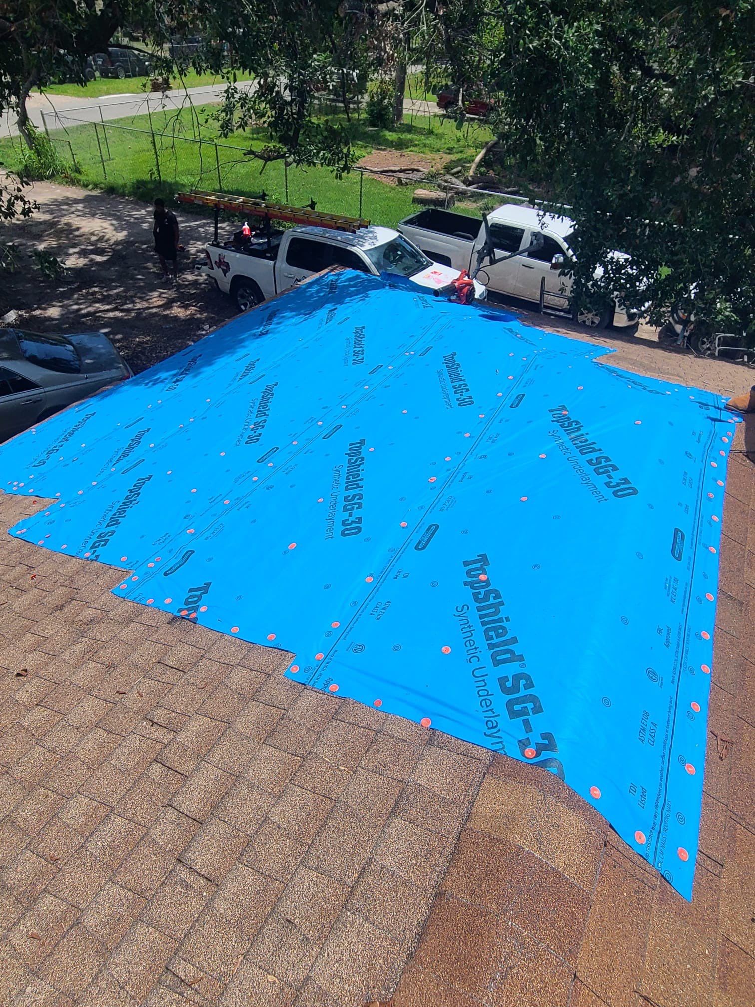 Residential Roofing Repair using tile by Roof Repair Company