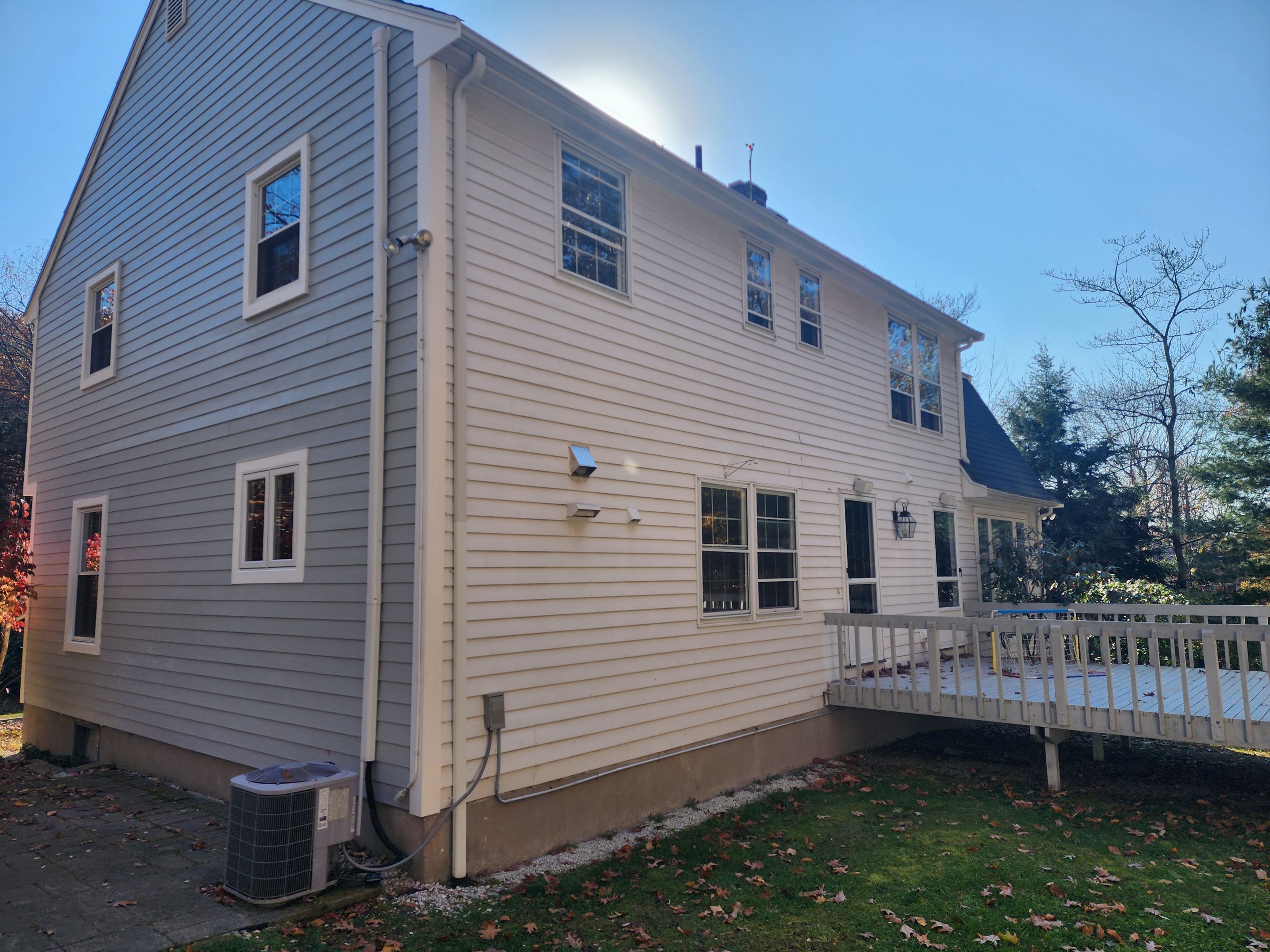 Custom window trim work and siding replacement in Dover, MA by UBrothers Construction