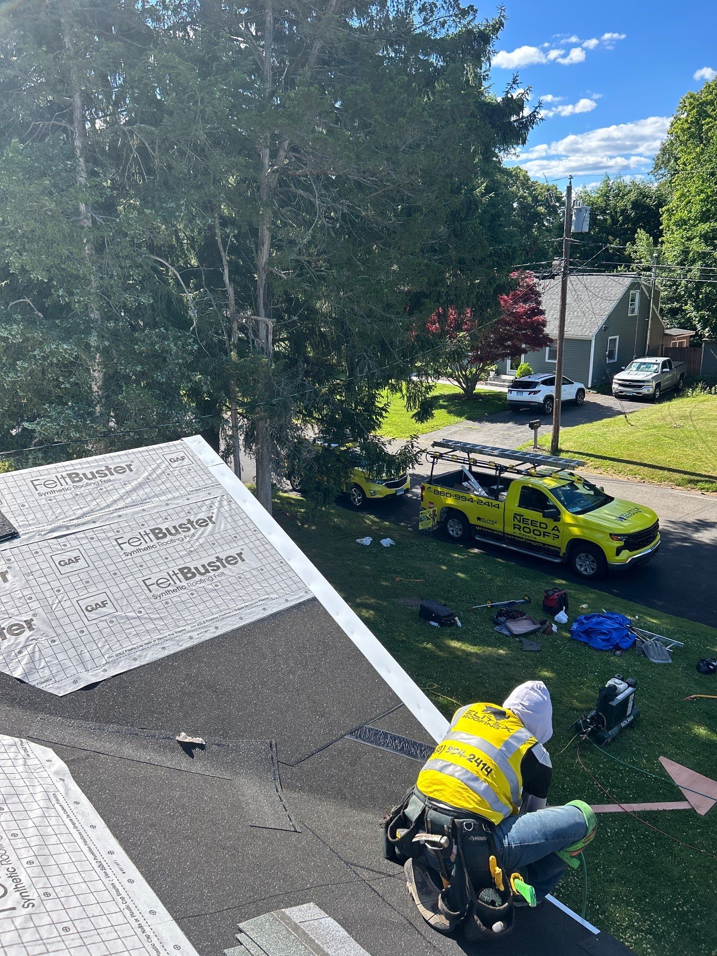 Project in Southington, CT by Elitex Roofing