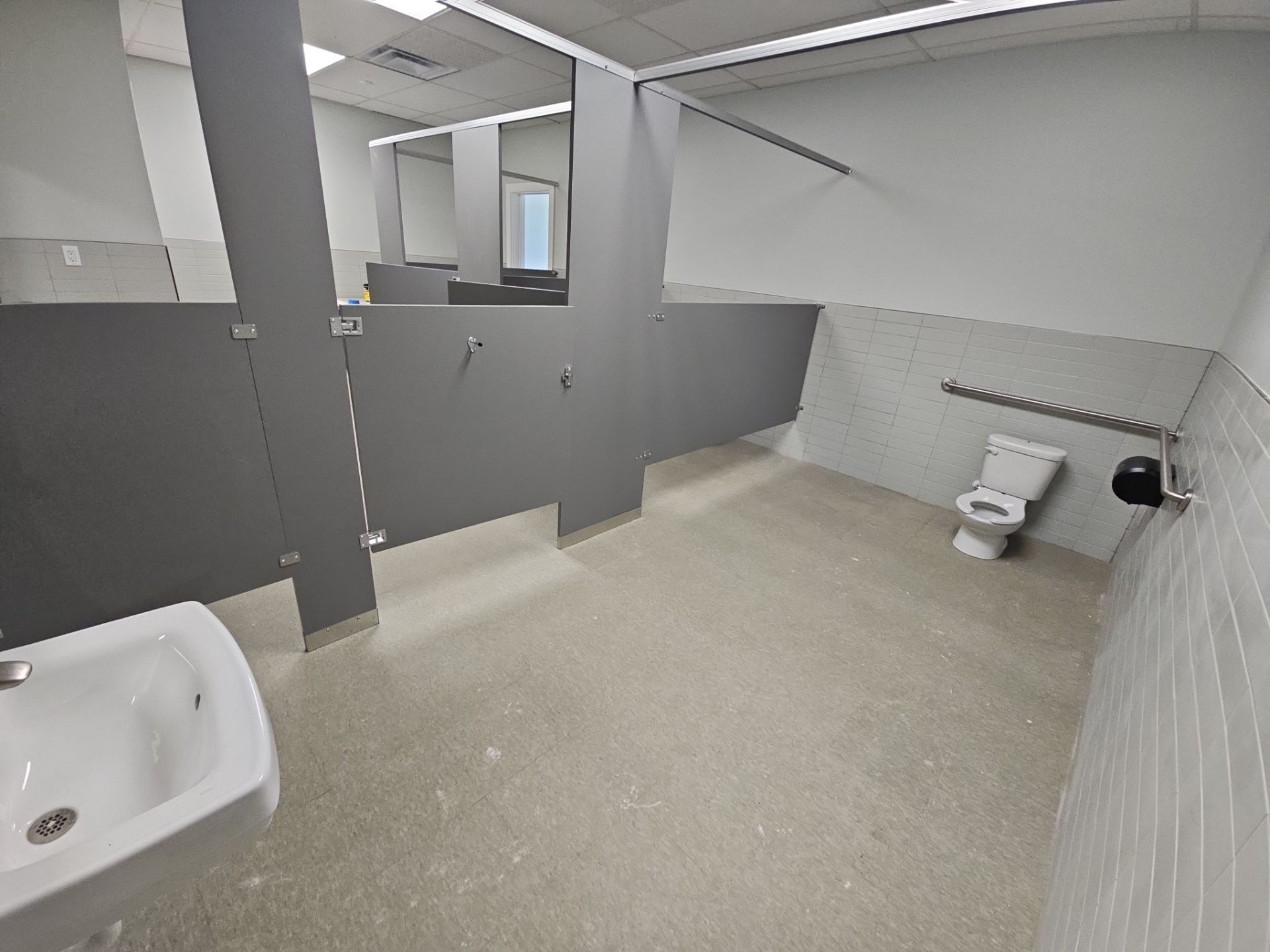 Classroom conversion to ADA Childcare Bathroom Addition by Ajayi Design and Construction 