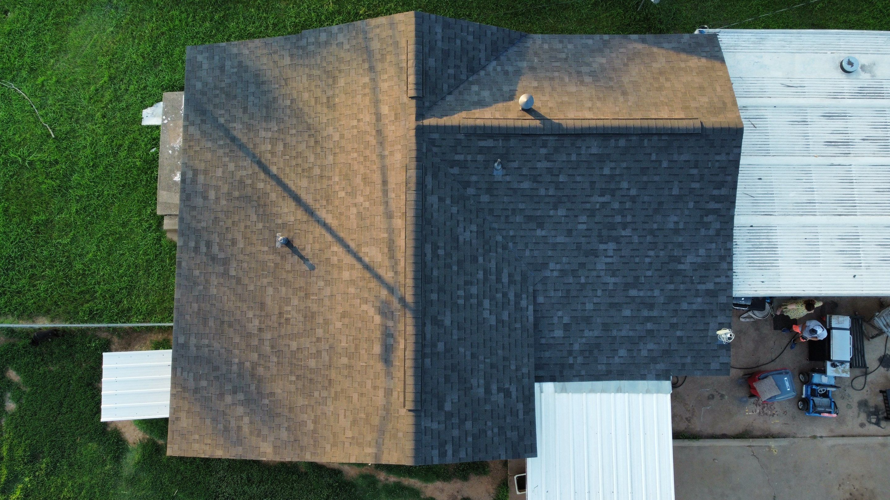 Reroof with Full Redeck by Berry Good Roofing 