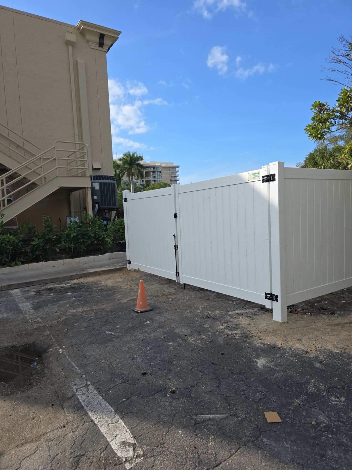 Dumpster Enclosure in Marco Island by True Fence LLC