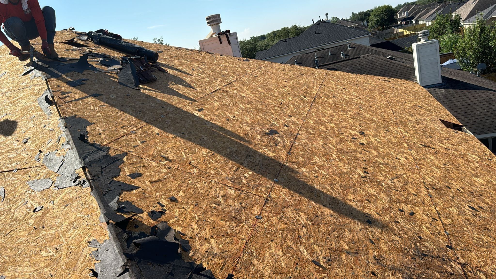 Residential Roofing Installation using Owen's Corning Duration (Lifetime) Shingles by Roof Repair Company