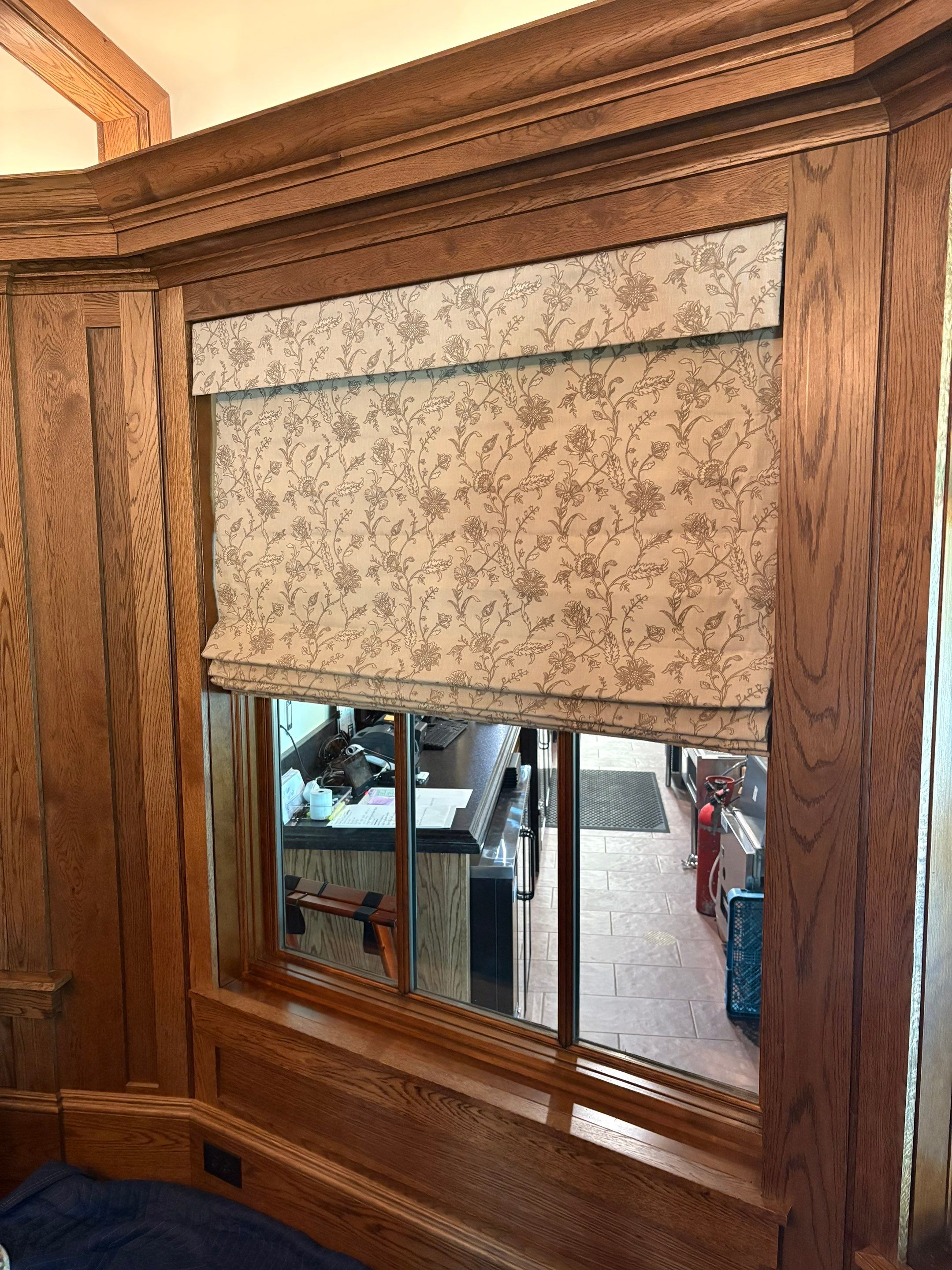 Roman Shades Project in Huntsville, Alabama by Blinds and Borders
