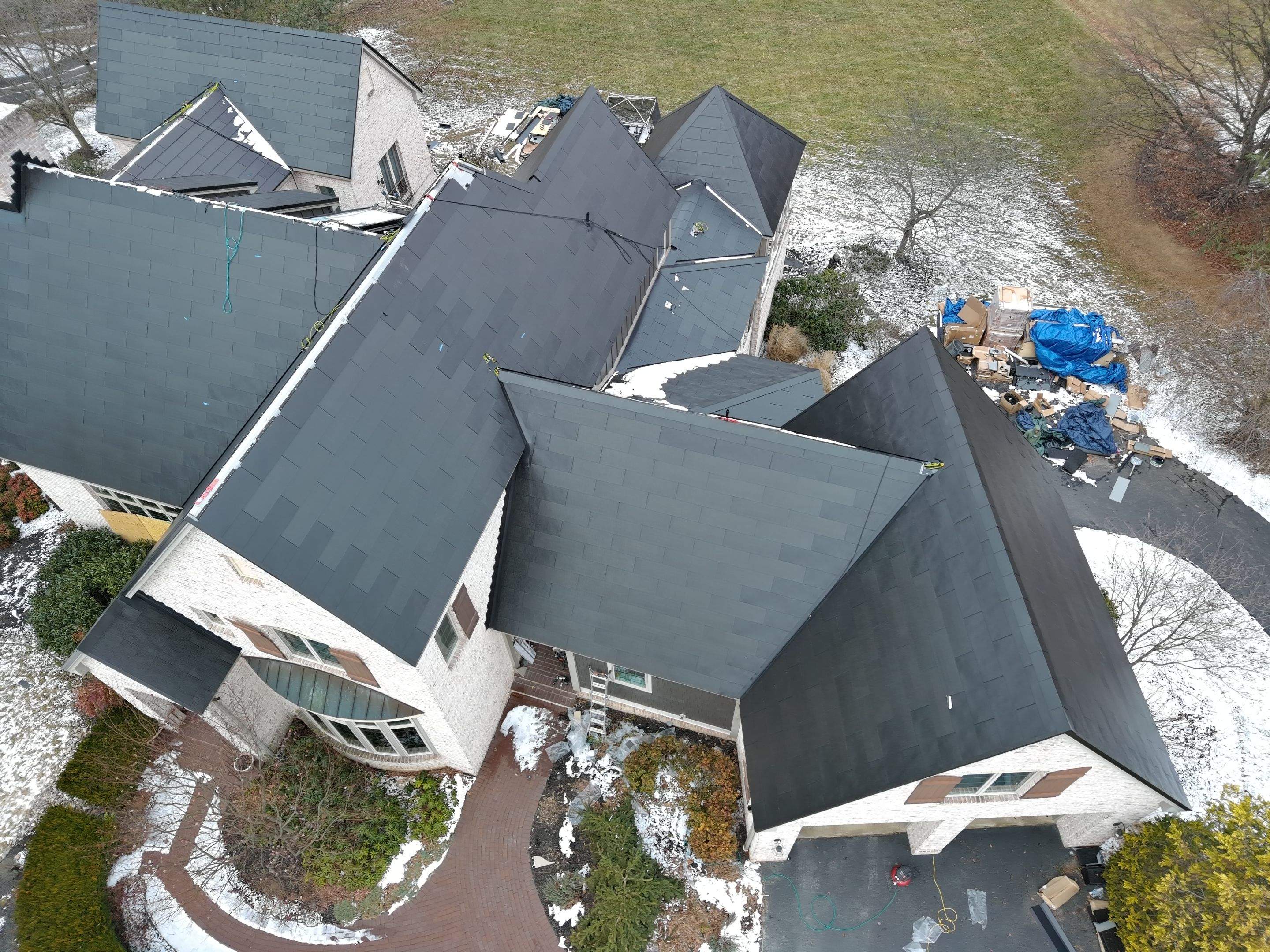 Tesla Solar Roof + Powerwall 3 Installation | York, PA by American Home Contractors