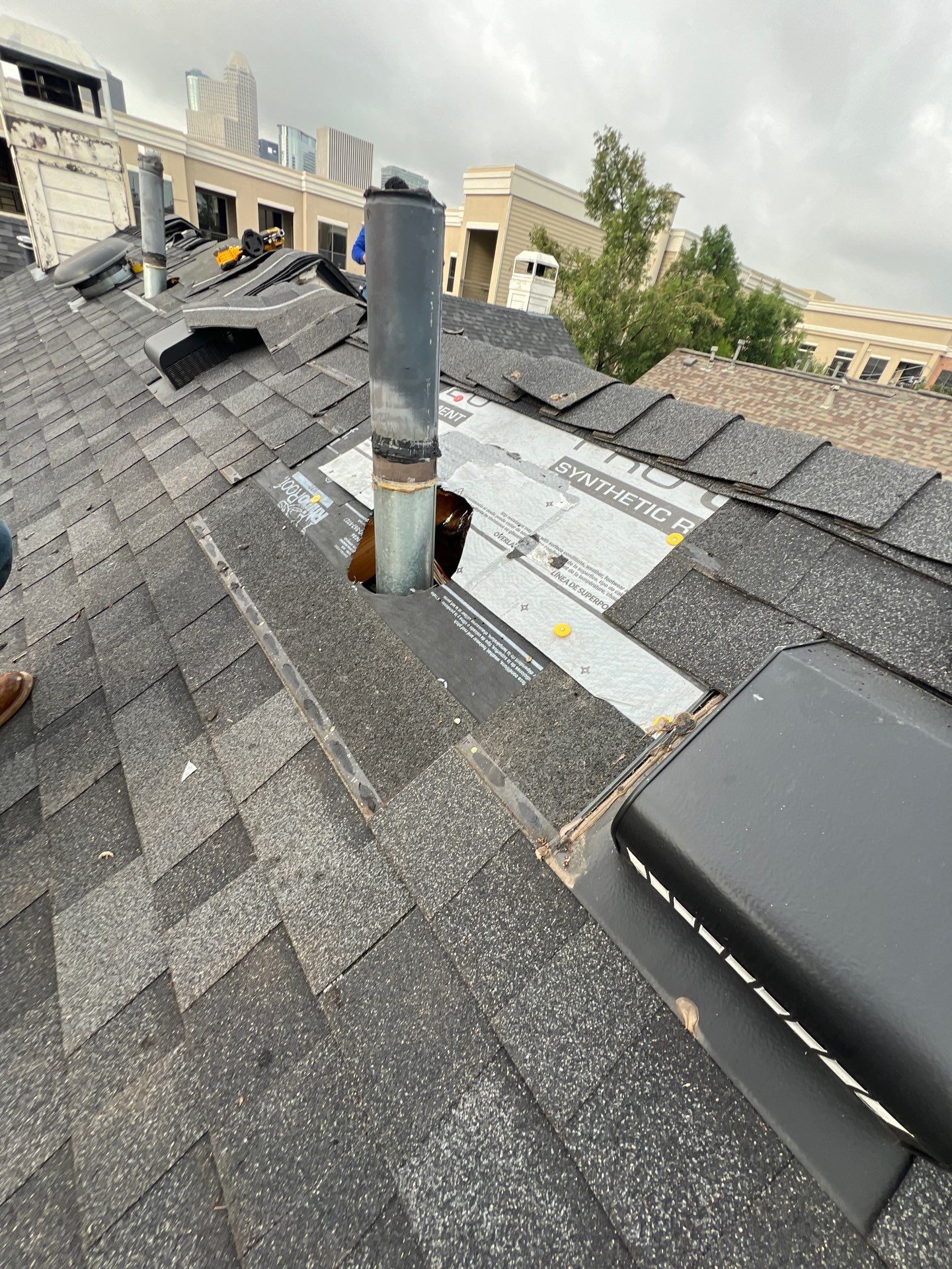 Residential Roofing Repair using Owen's Corning Duration (Lifetime) Shingles by Roof Repair Company
