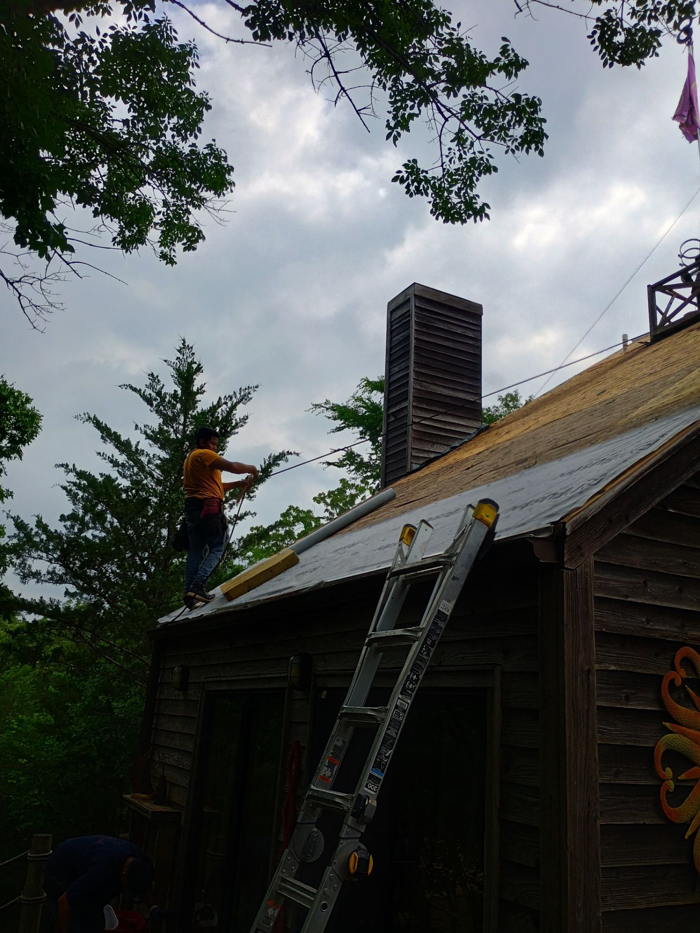 Roof Replacement for Multi-Level Home in Sulphur, Oklahoma by BANA Roofing and Solar Supply