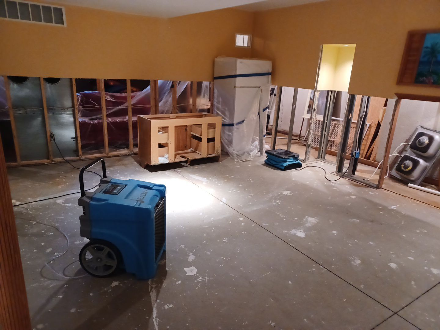 Project in Novi by EzDry Water Mitigation & Property Restoration