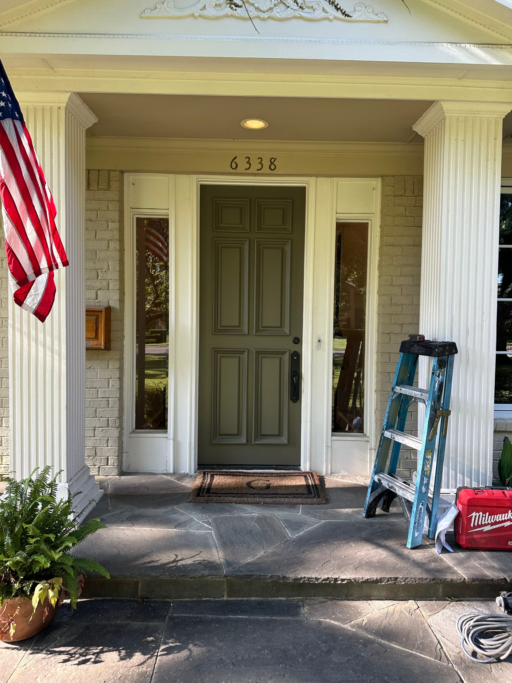 Custom Black Steel Double Door Entryway Upgrade in Dallas by Solara Custom Living