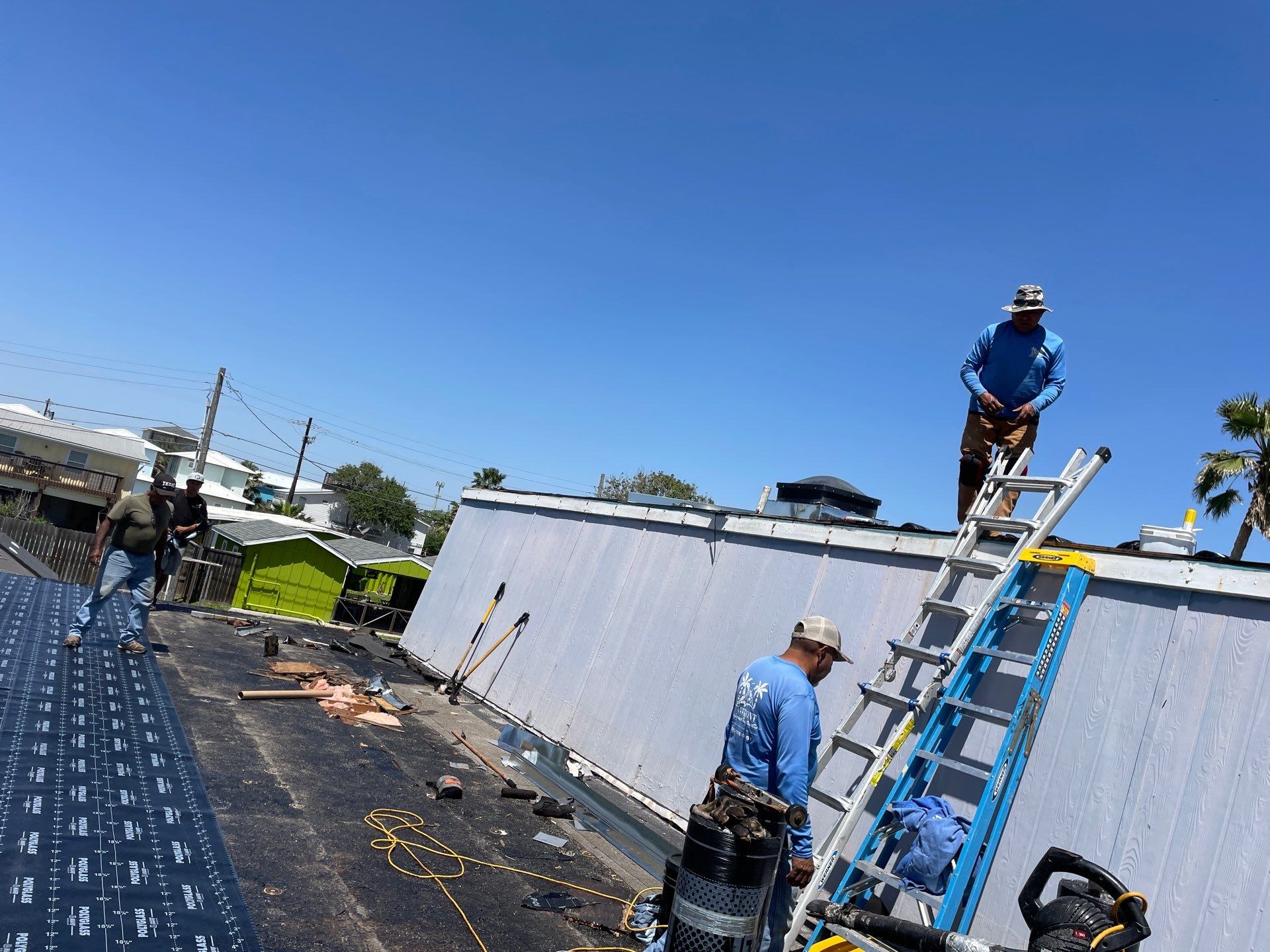 Island Torch Time by Bayfront Roofing and Construction
