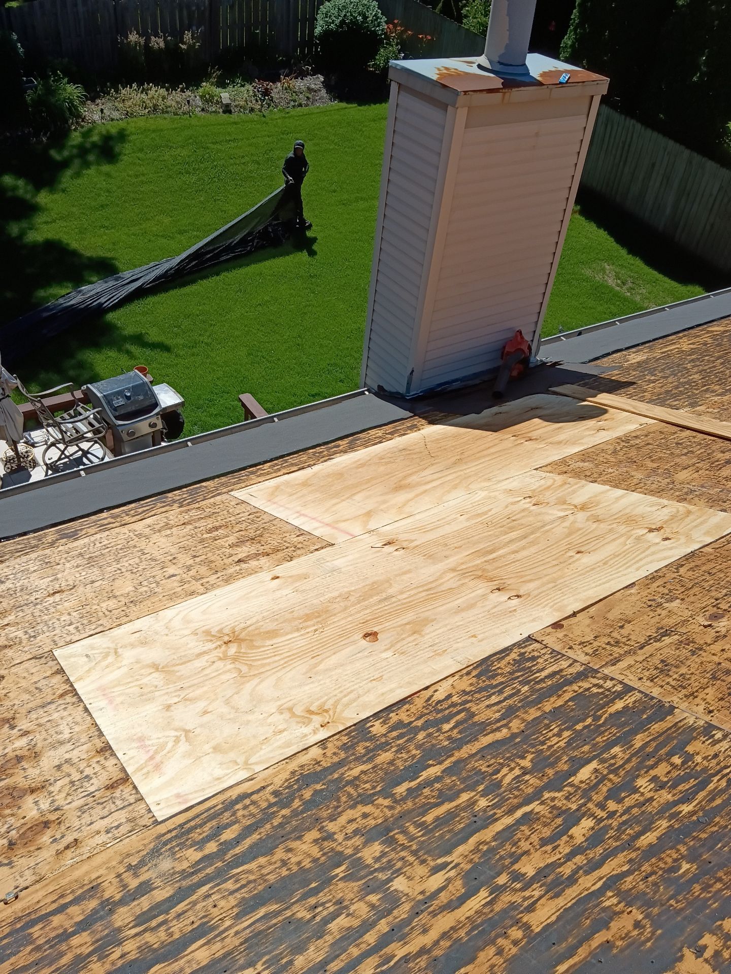 Architectural Asphalt Shingle Roof Replacement in West Chicago, Illinois by Pro Home Services Inc