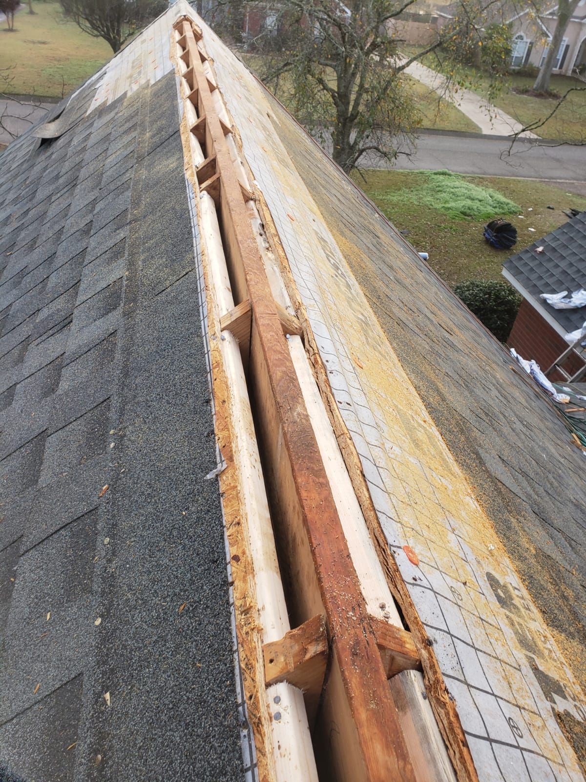 Residential Roofing Installation using Roof Replacement by American Roofing & Construction LLC