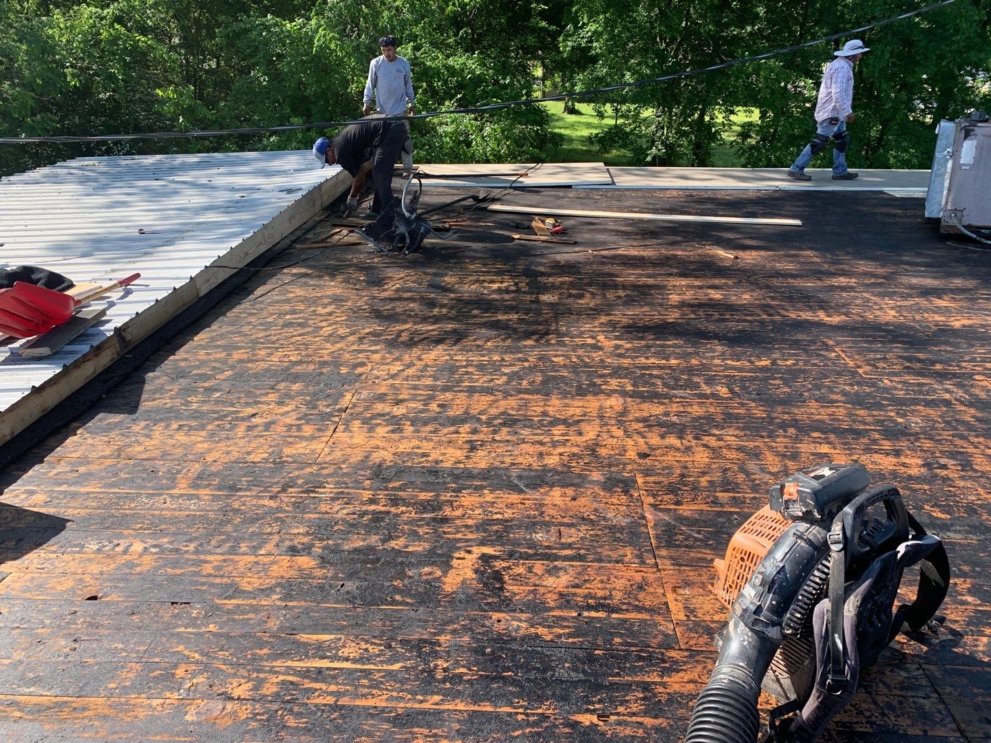 Store Building in Hope by Hostetler Roofing