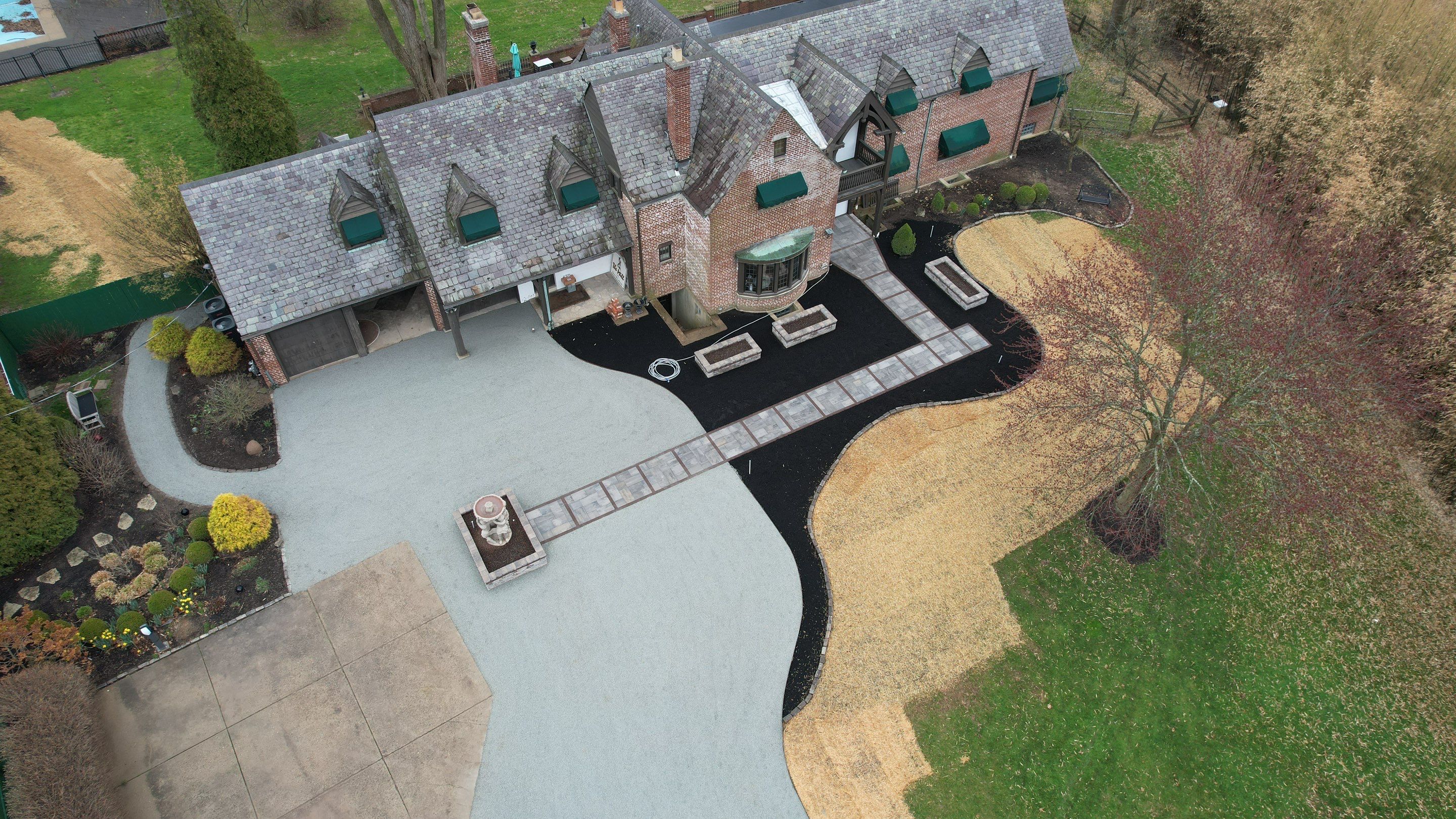 Hardscape Design & Install using Unilock Products by Reisenberg’s Lawn & Landscape, LLC