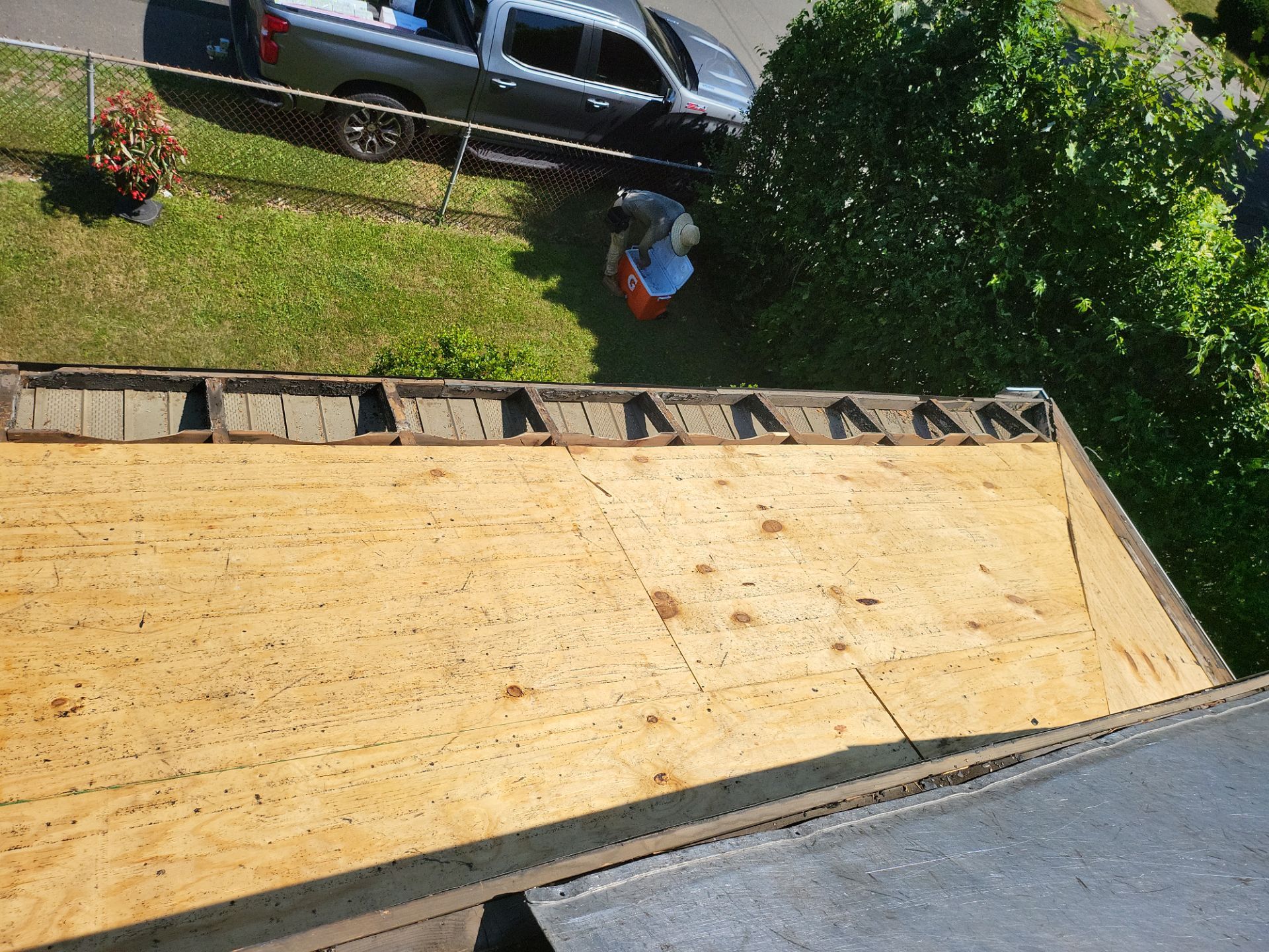 Residential Roofing Installation using Owens Corning TruDefinition Duration AR - Slatestone Gray by A Plus Exterior