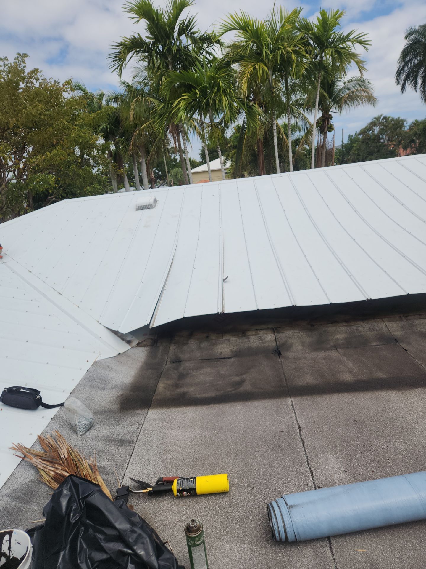 Metal Roof Maintenance and Fascia Replacement in Delray Beach by Aastro Roofing