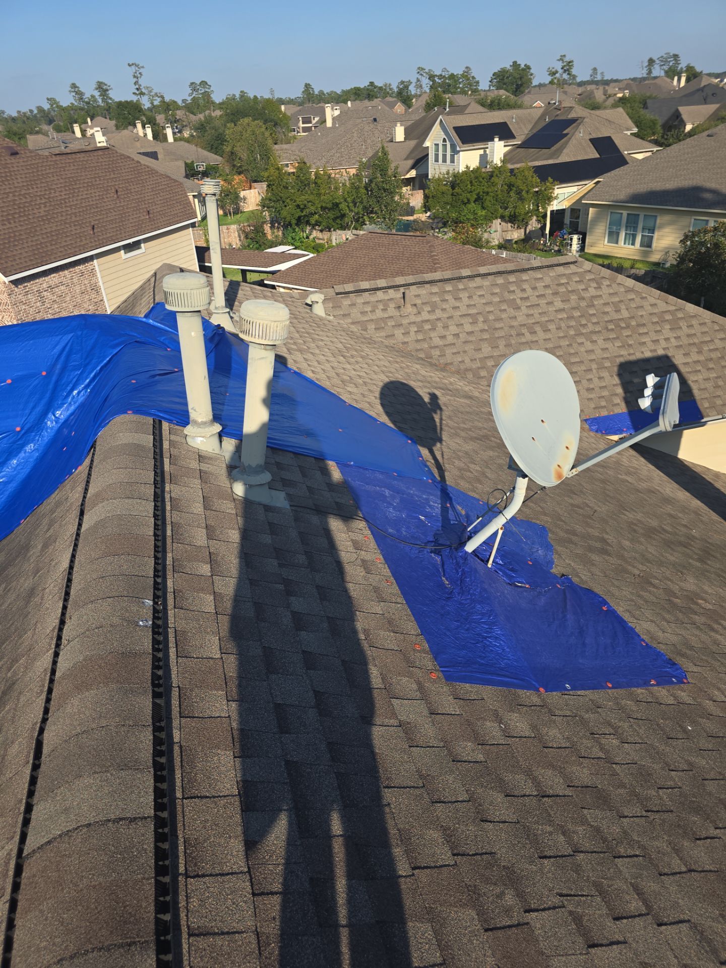 Project in Conroe by Royal Crown Roofing 