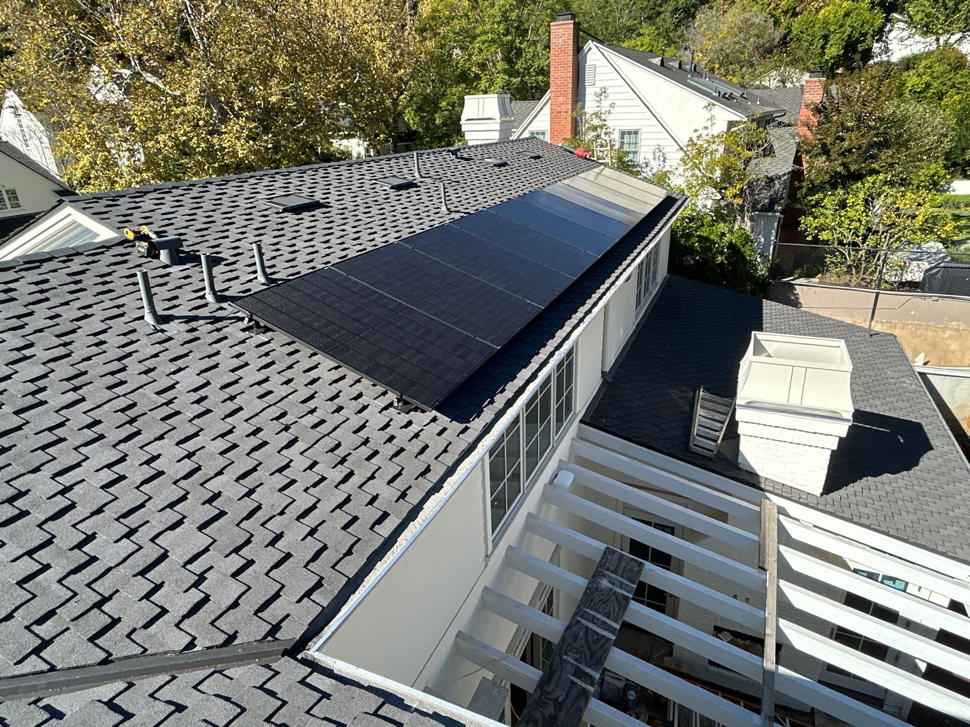 Enphase Solar System and CertainTeed Roof Installation in Los Angeles by AWS Solar