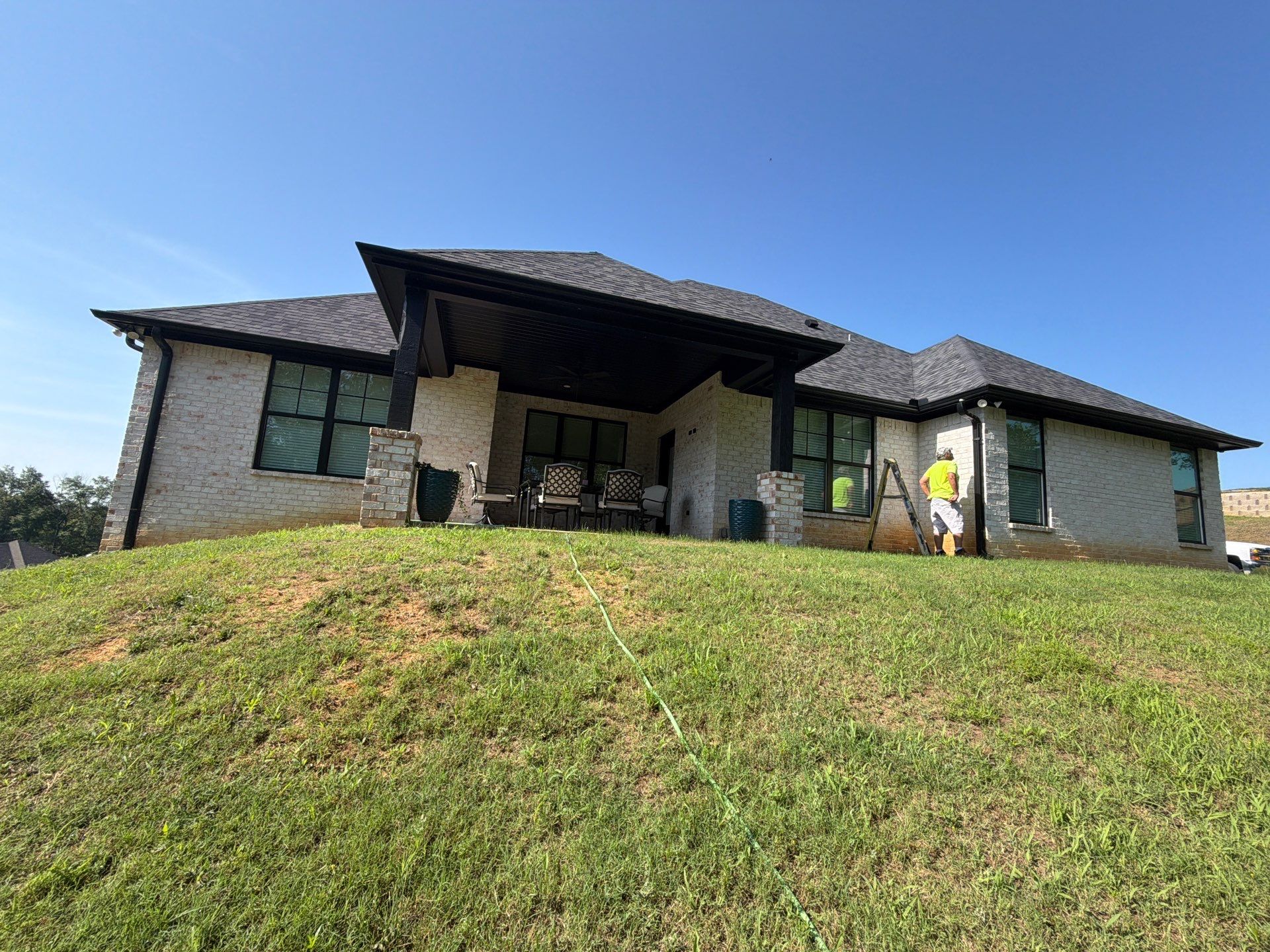 Bright Brick Repaint in Tyler, TX by Quality Coats Painting