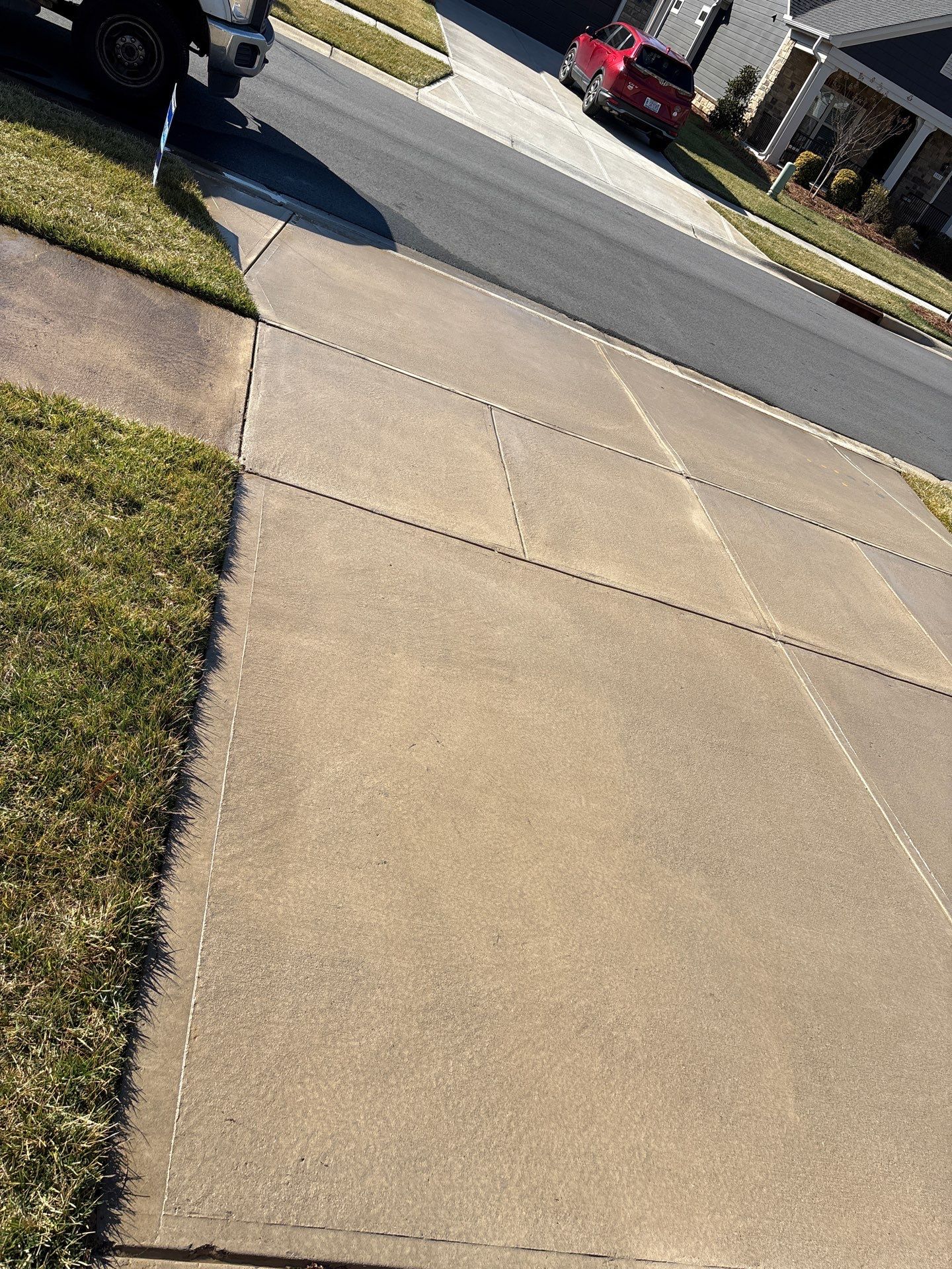 Concrete Driveway using Concrete Stain by DuraSeal