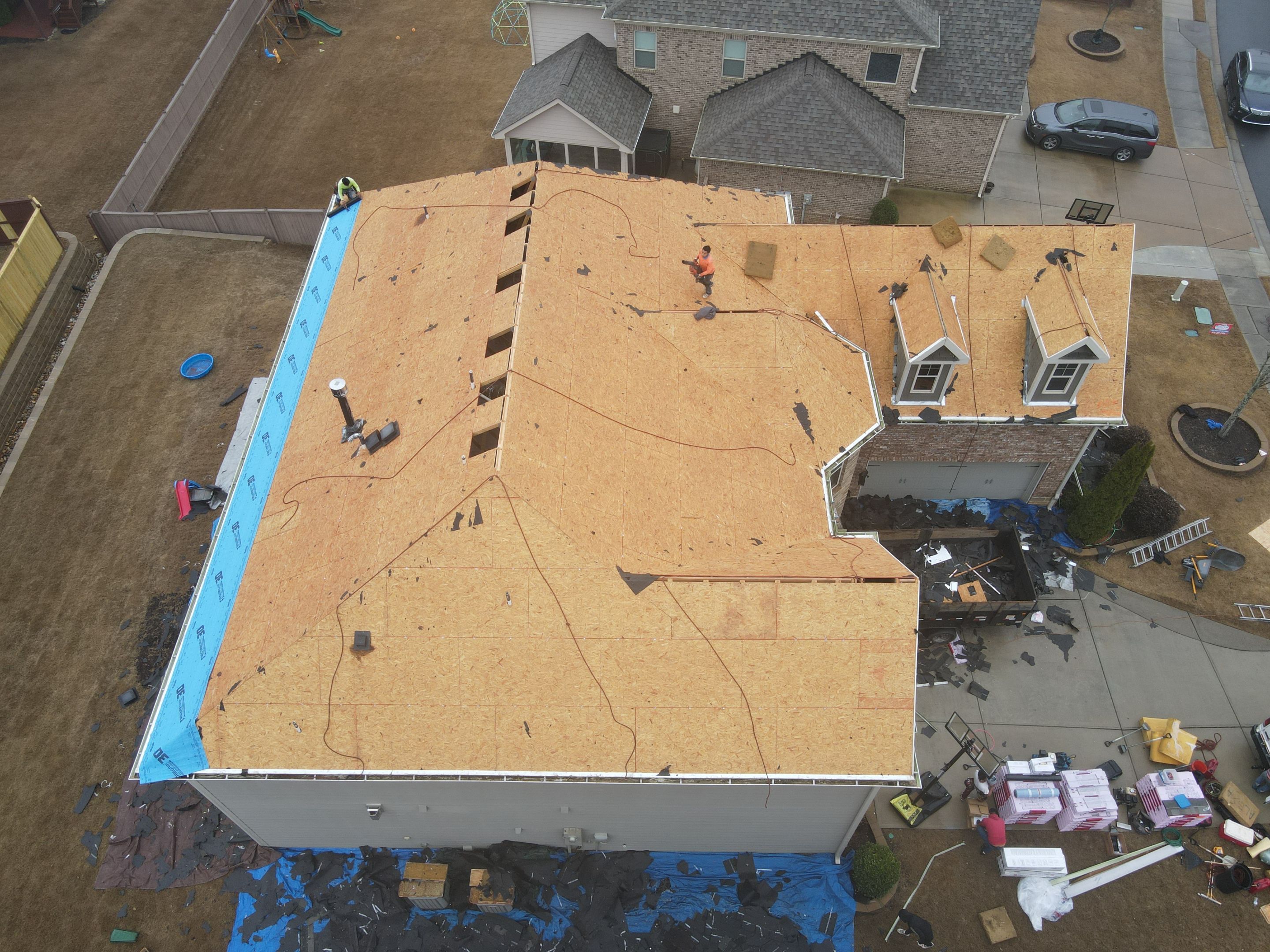 Residential Roofing Installation using Owens Corning by Inspector Roofing and Restoration