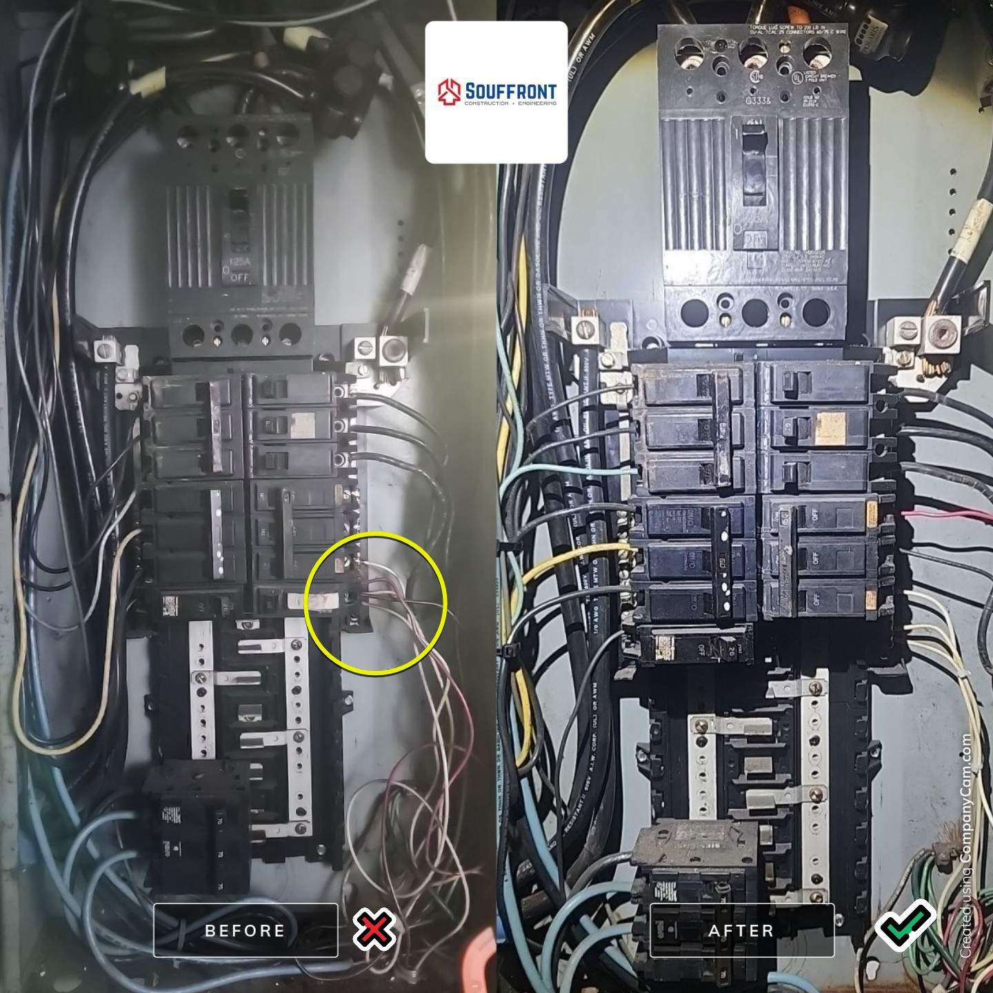 Electrical Panel Double Tap Repair - Miami, Fl by Souffront Construction & Engineering
