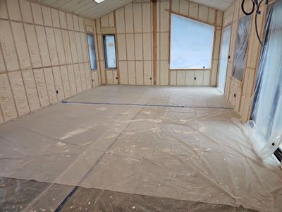 Spray Foam Insulation using open cell spray foam