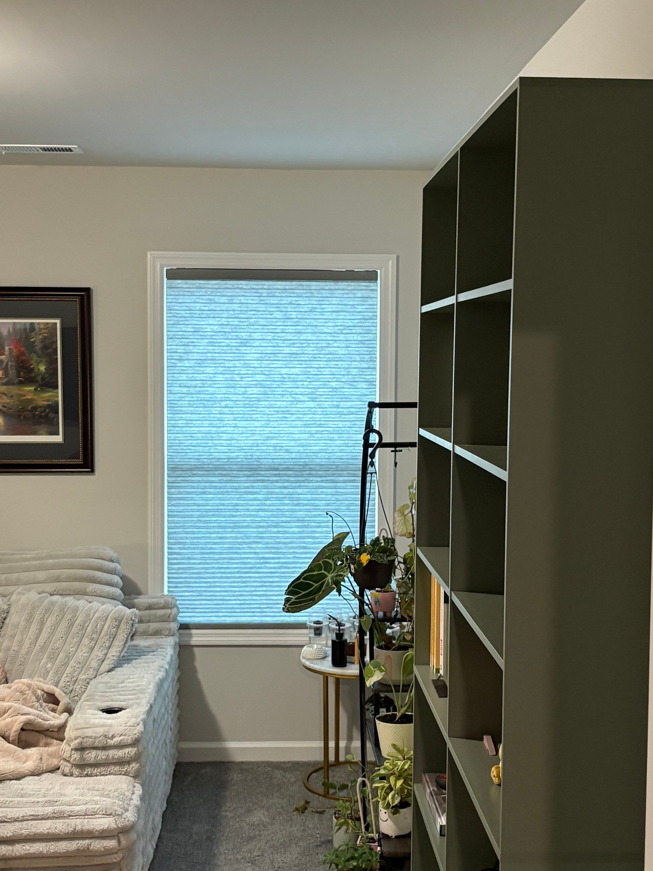 Custom Honeycomb Shades in Harvest by Blinds and Borders