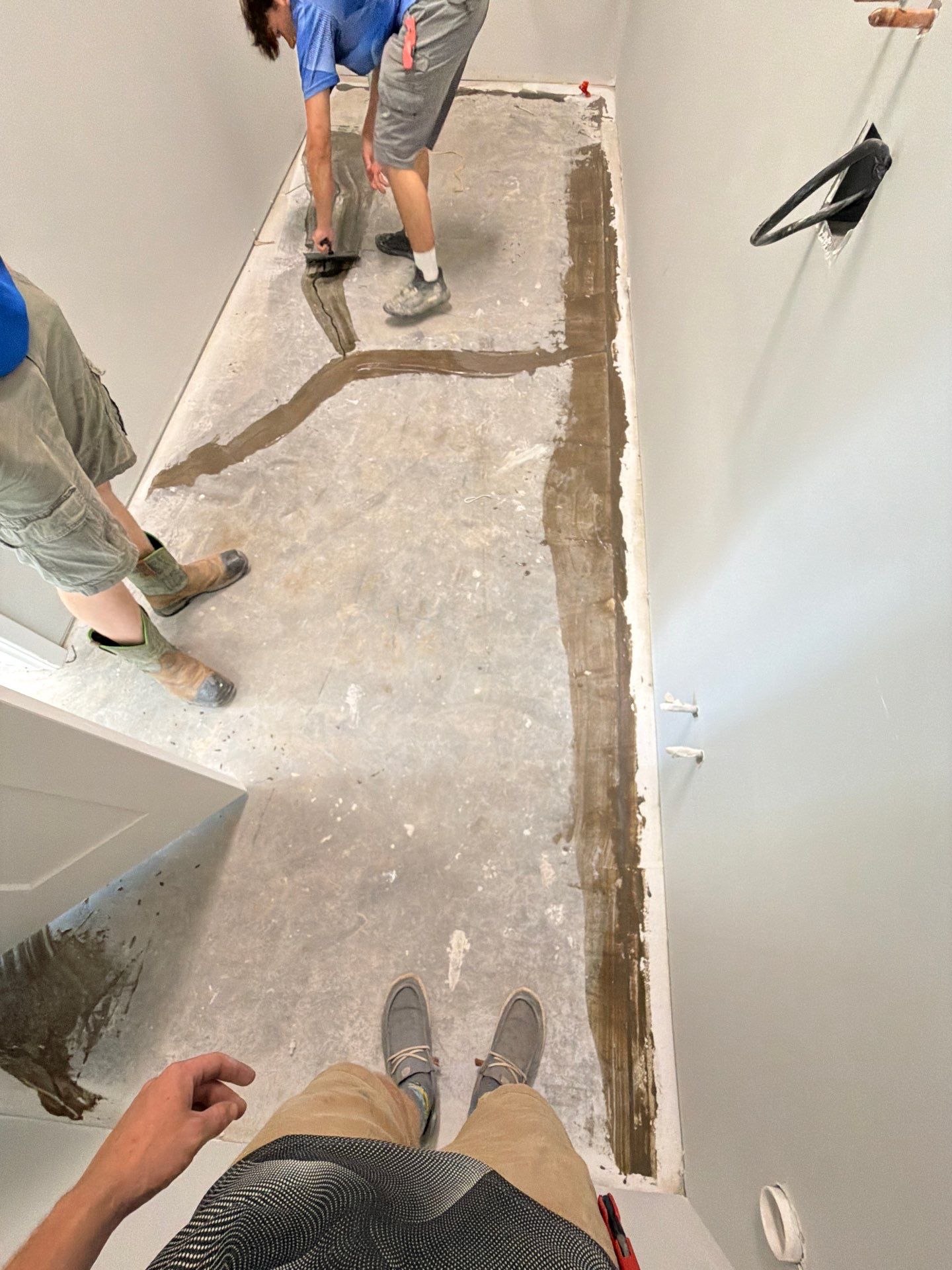 Multi-Color Epoxy Flake Floor Installation in West Olive by Gordon Painting