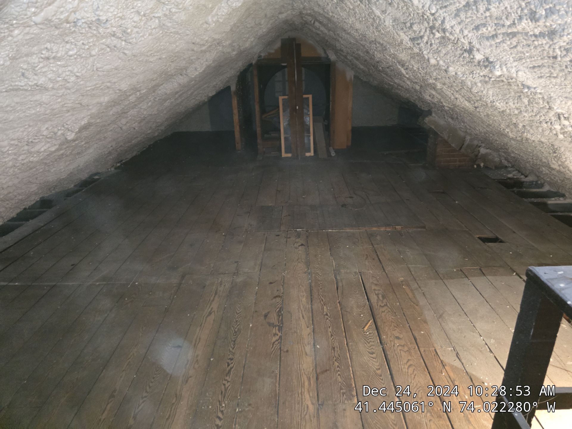 Attic Insulation using open cell spray foam by NYS Foam & Energy