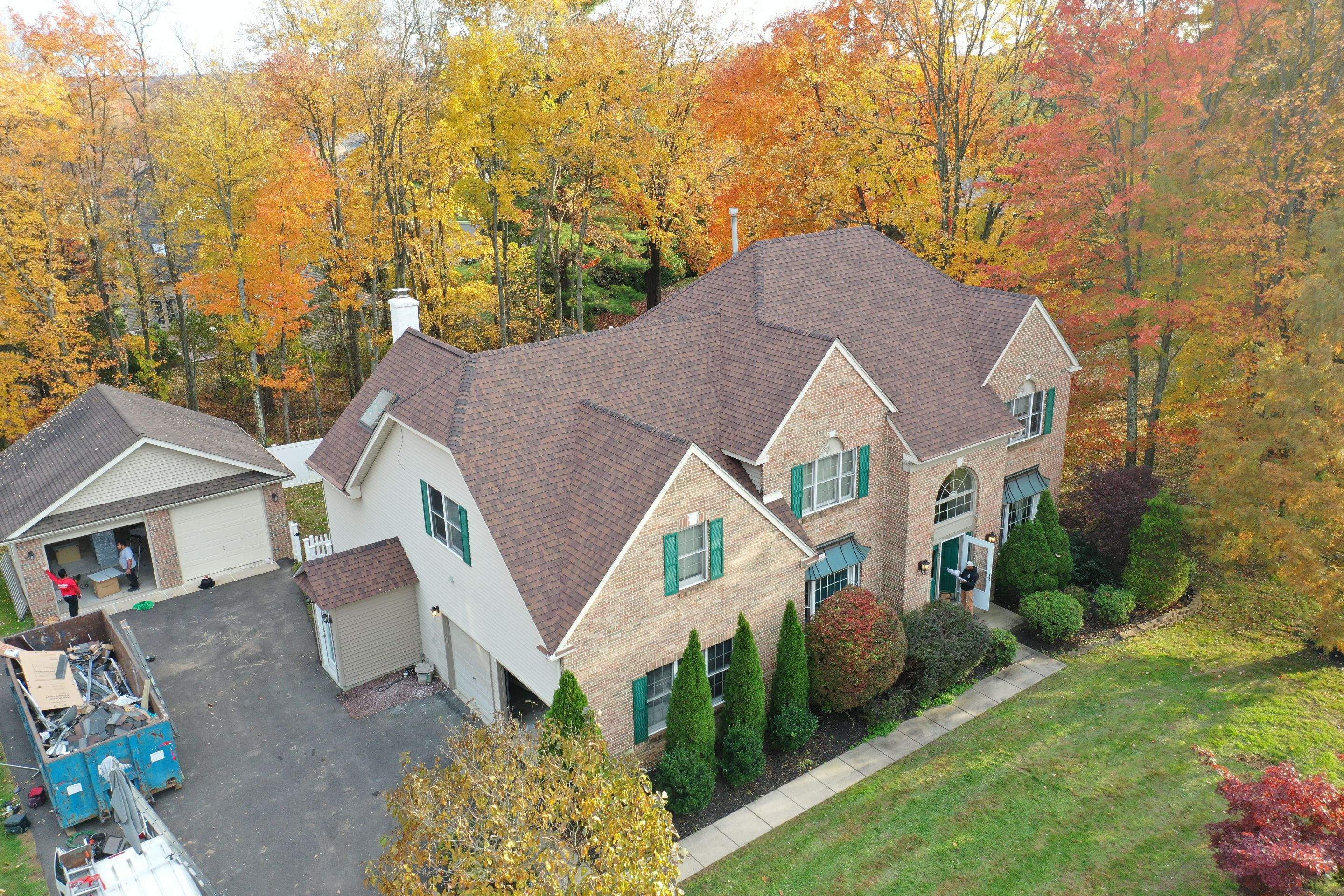 Roofing Installation using CertainTeed Landmark - Burnt Sienna by Storm Guard of Ches-Mont PA