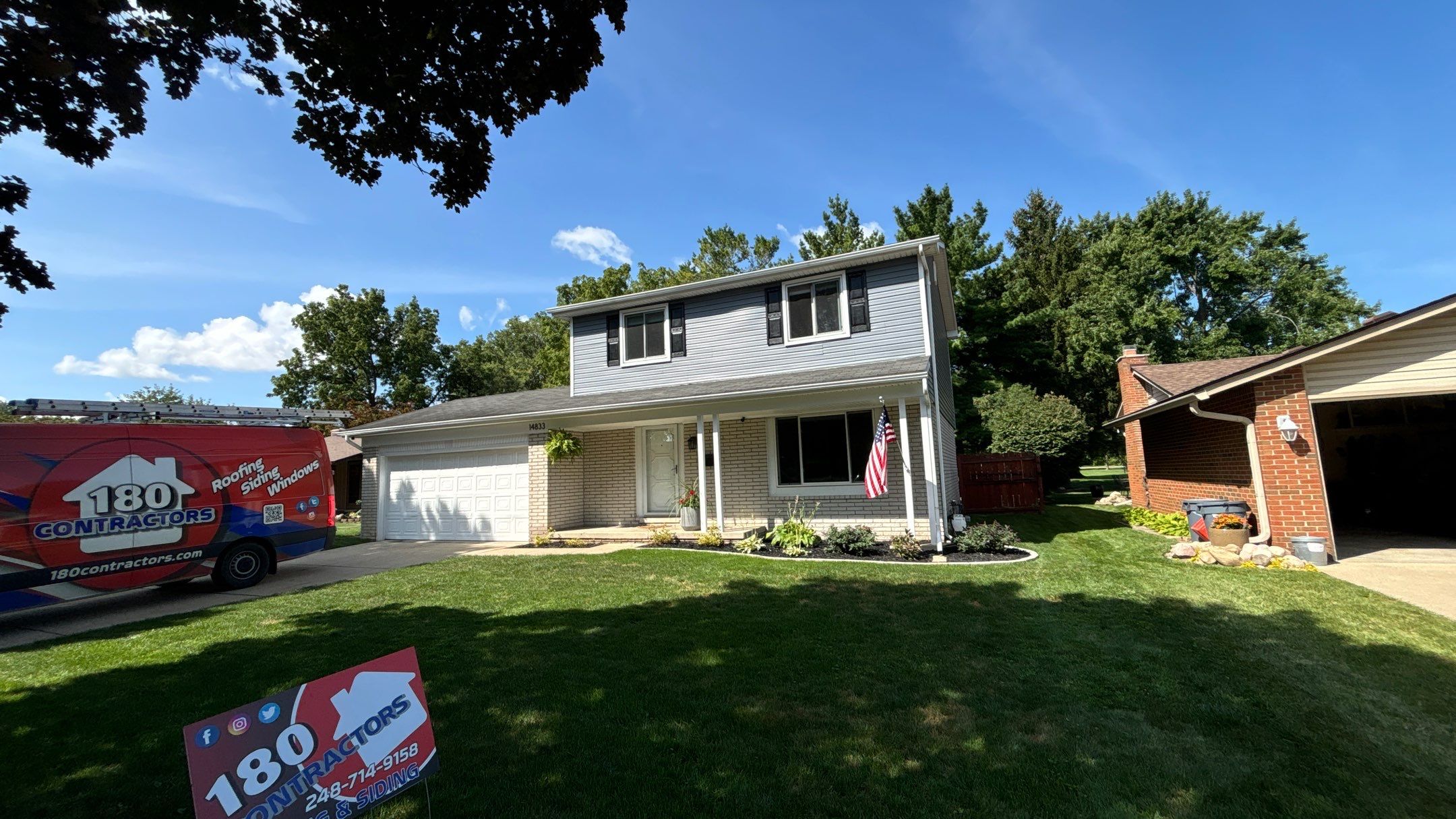 Roof Replacement using CertainTeed Landmark by 180 Contractors