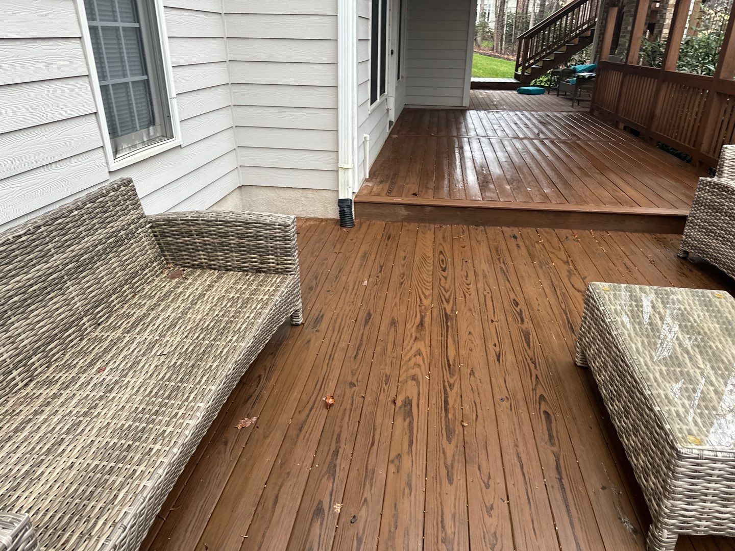 Multi level Deck coated with Wood Sealant by DuraSeal
