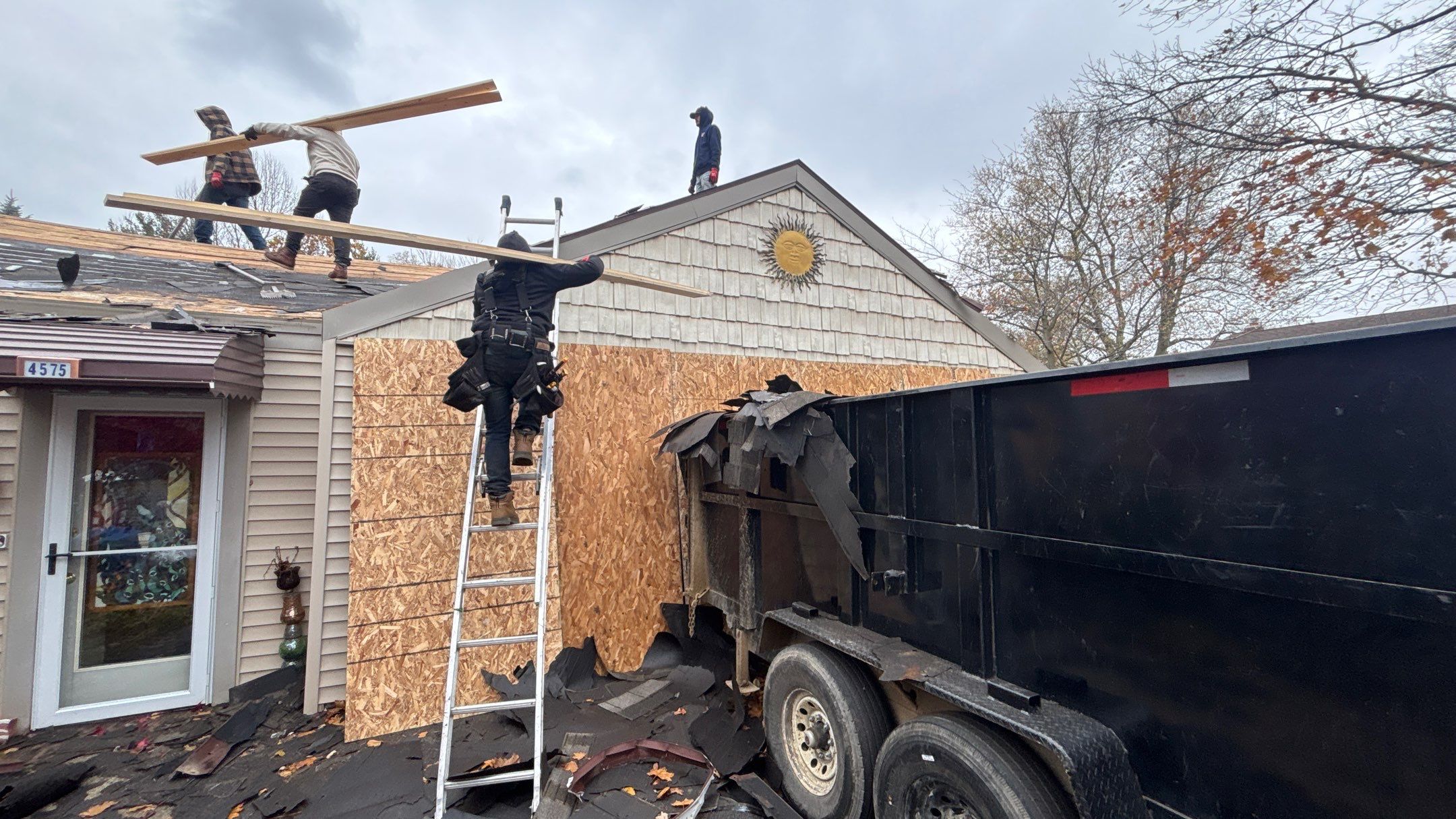Roof Replacement using Owens Corning Aged Copper by 180 Contractors