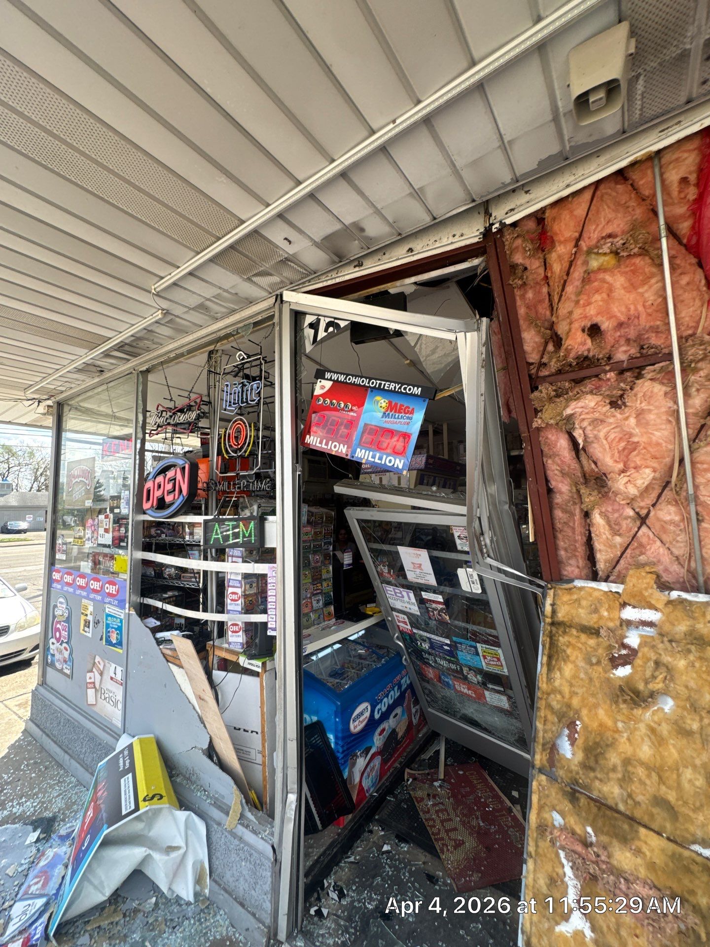 U-Haul crashed into a local Dayton convenience store. by XPRO ELITE LLC