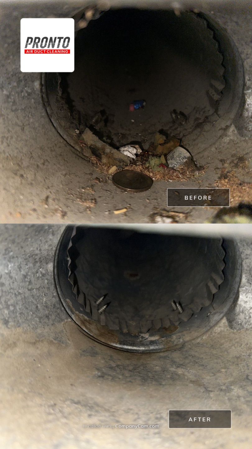 Air duct cleaning using Hypervac by Pronto Air Duct Cleaning