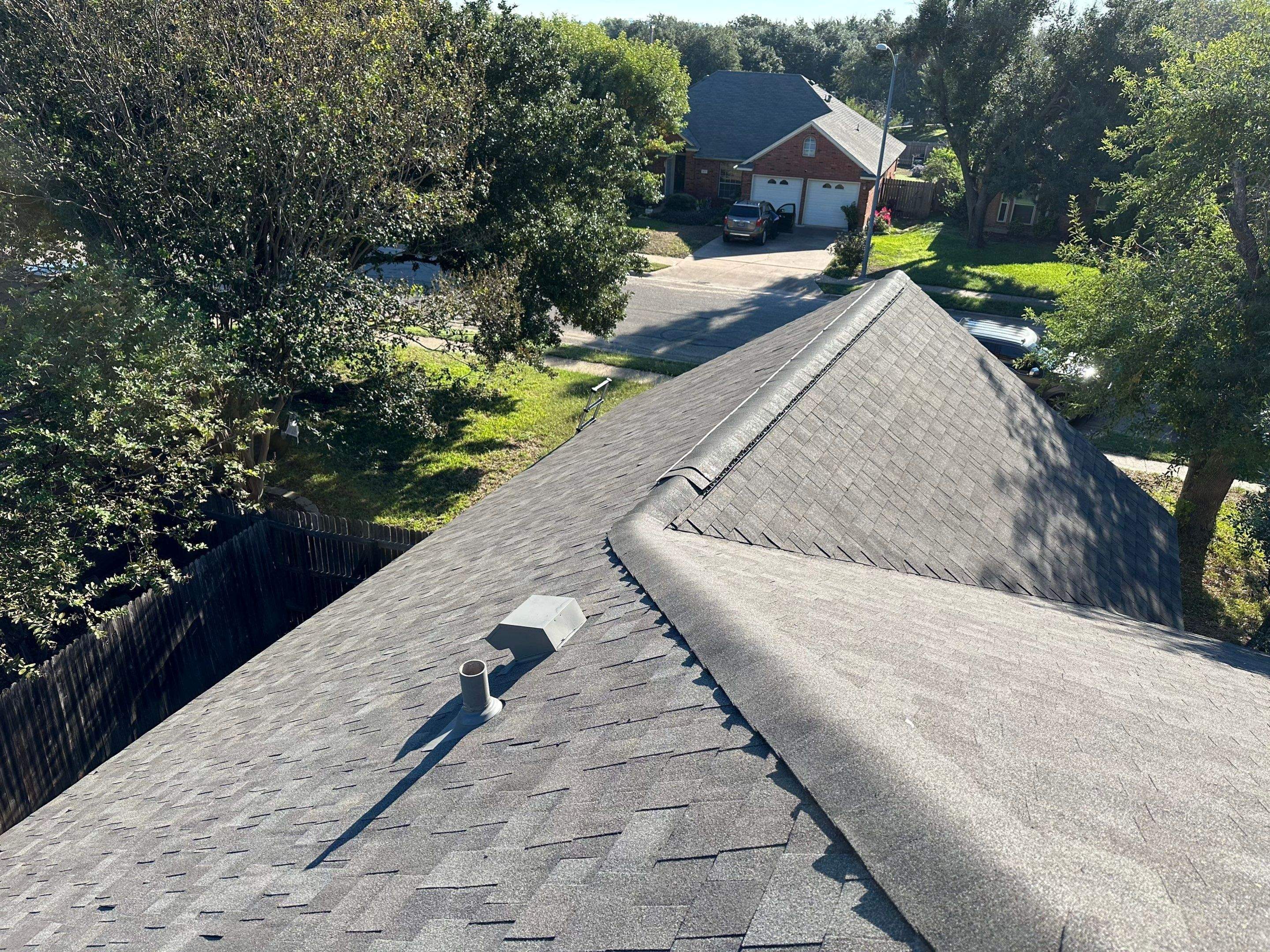 Driftwood Oakridge Roofing and Gutter Work in Pflugerville by Skywall Construction LLC