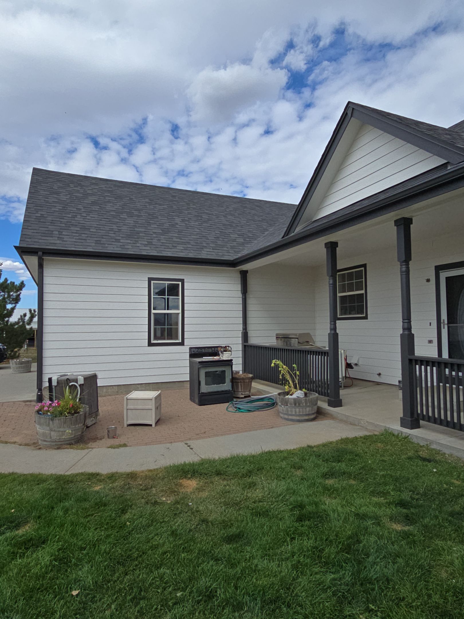 From Faded to Timeless: White & Black Exterior Renewal by J&M Painting LLC