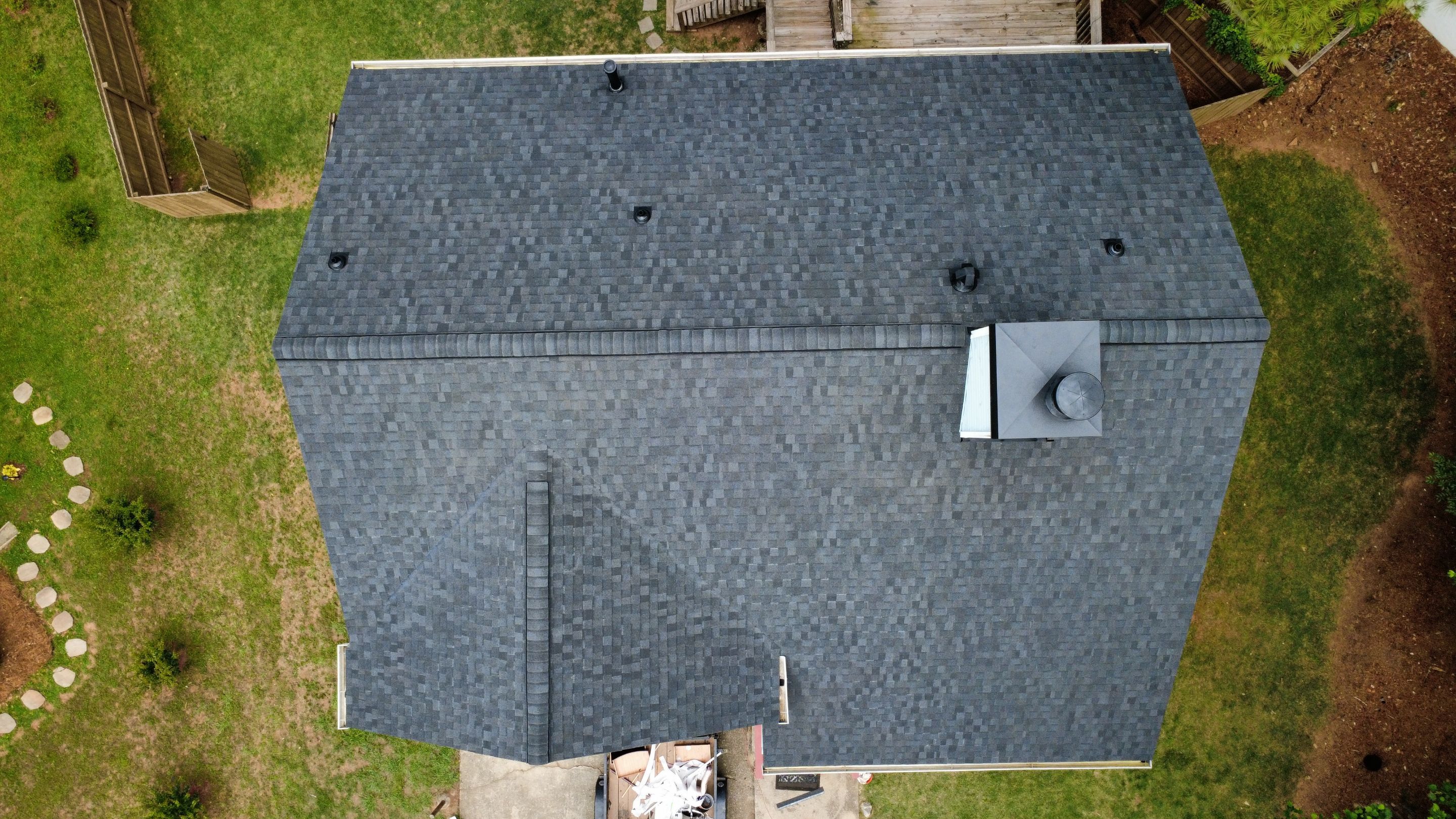Alpharetta, GA Roof Replacement CertainTeed Landmark Charcoal Black by Reset Roofing