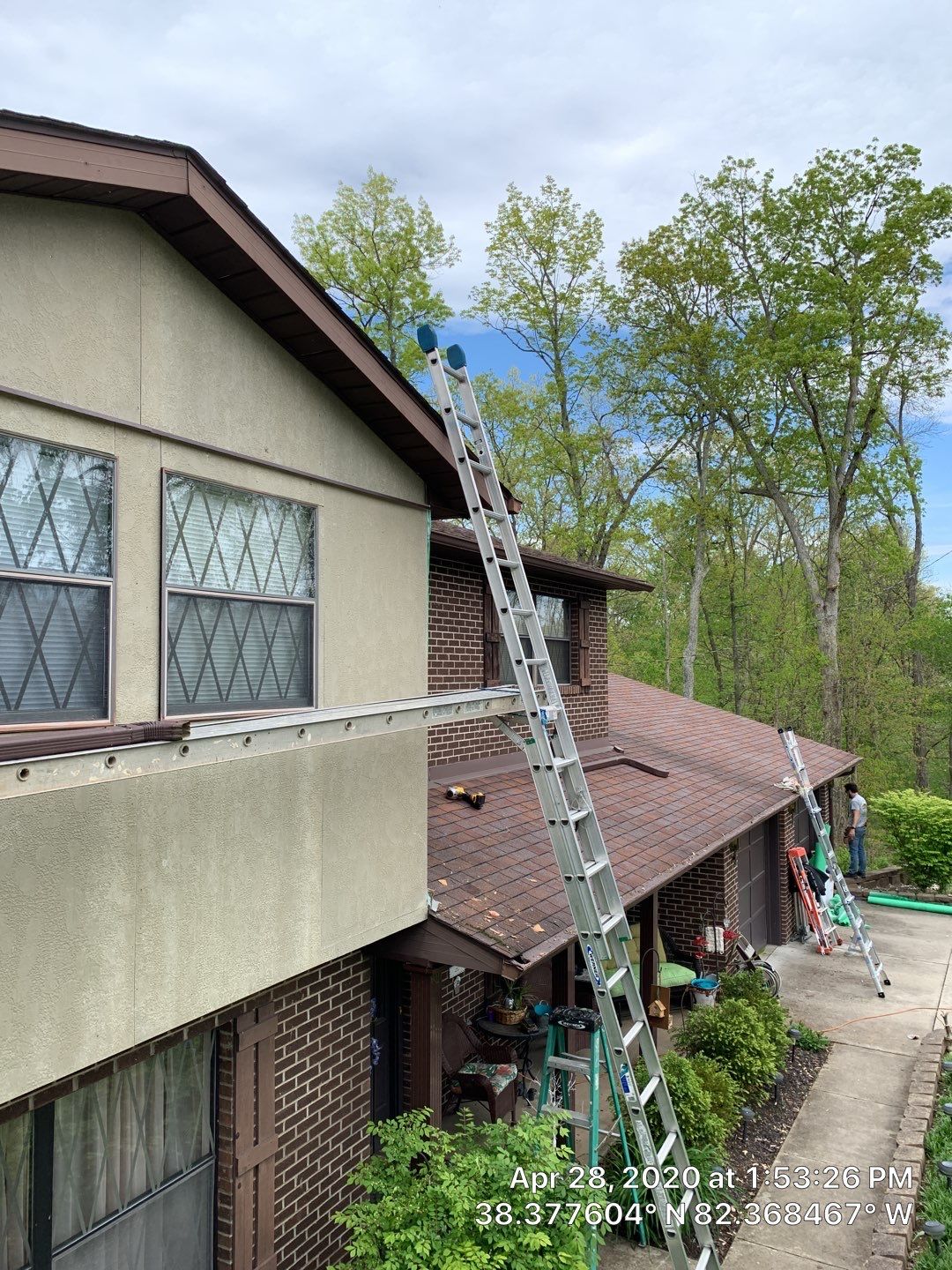 Old to New Tudor Style Fiber Cement Update  by Secure Construction Company Inc