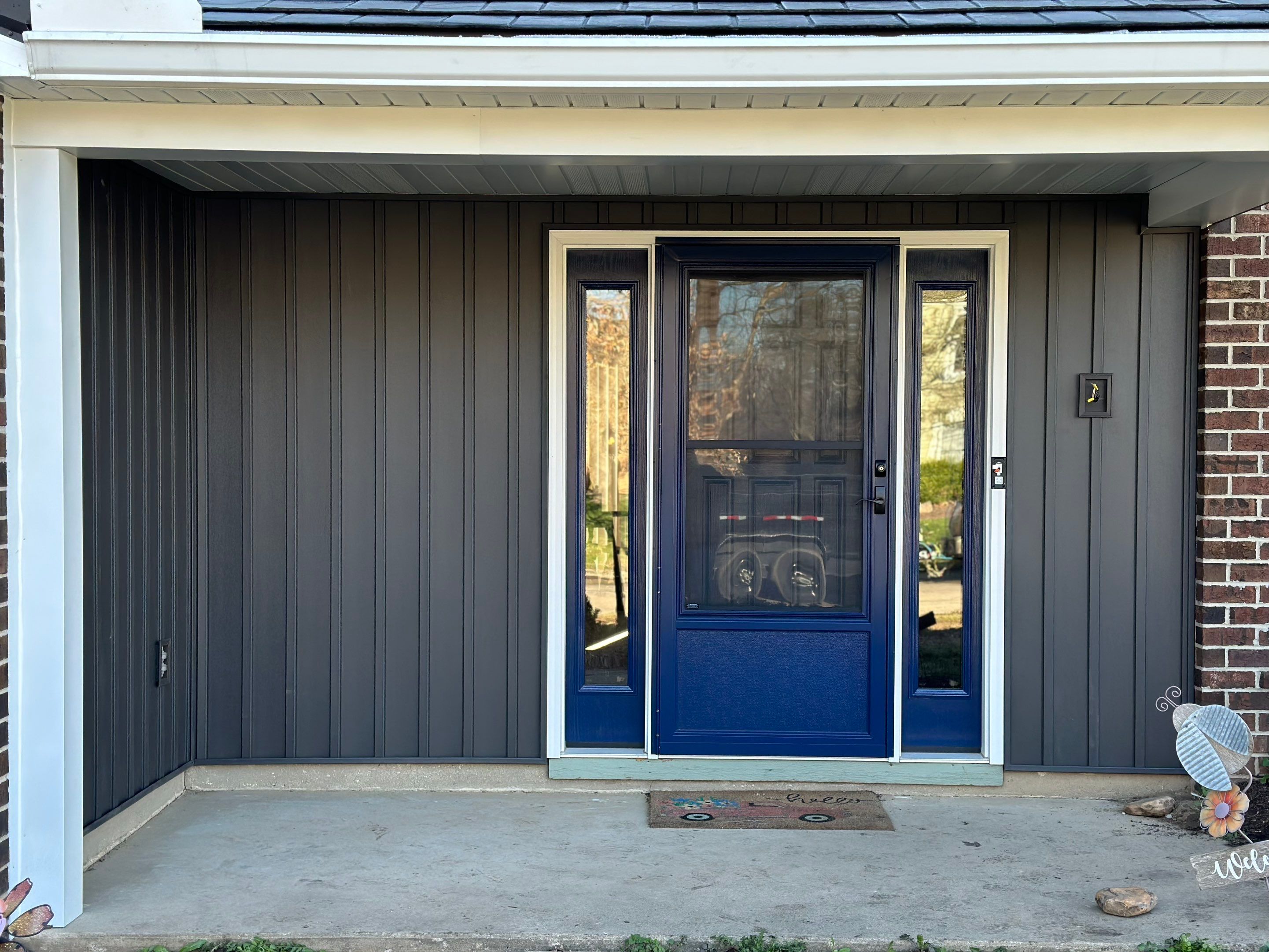 Full Exterior Home Transformation – Metal Slate Roof in Fort Wayne, IN by 4Ever Metal Roofing