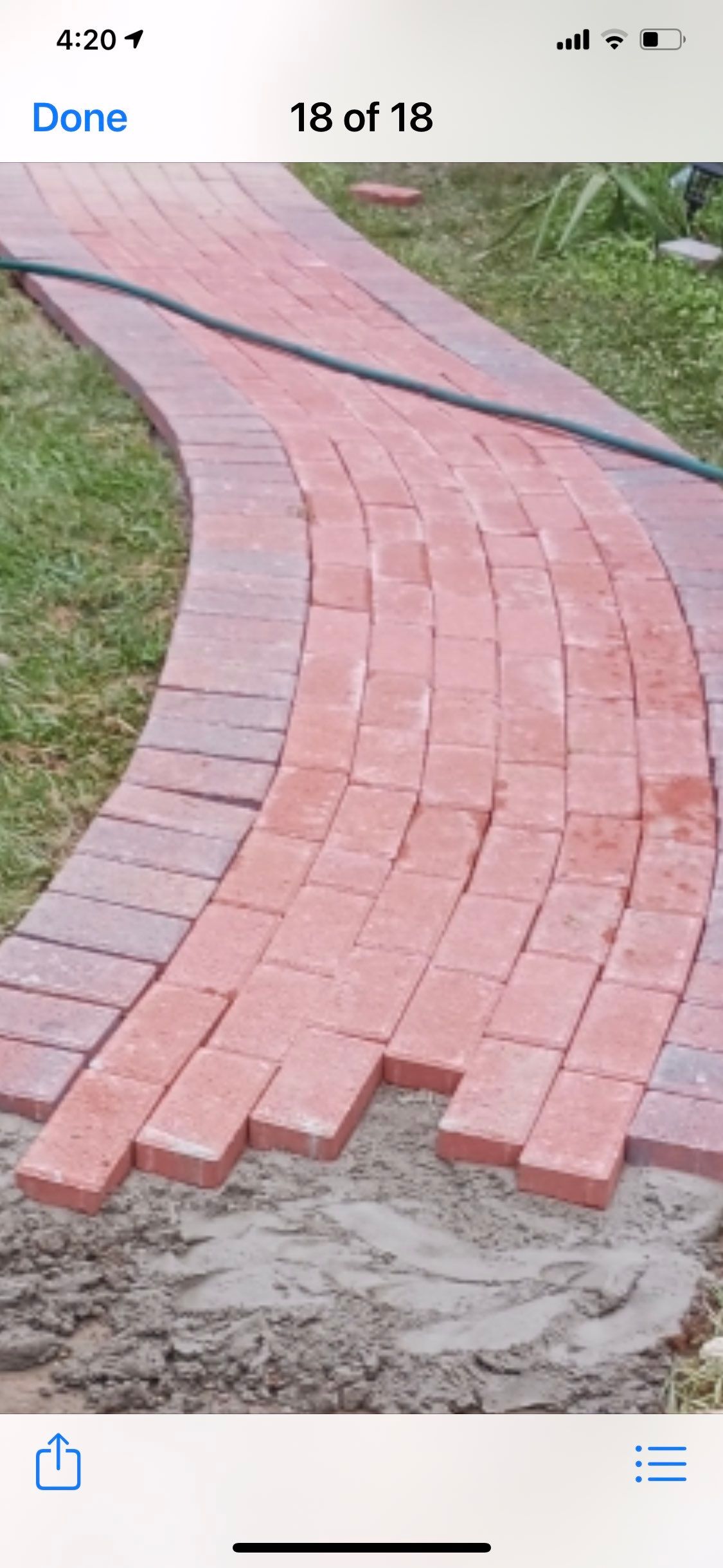porch  using Brick pavers, porch columms , rooff update   by Jesus Master Handyman LLC 