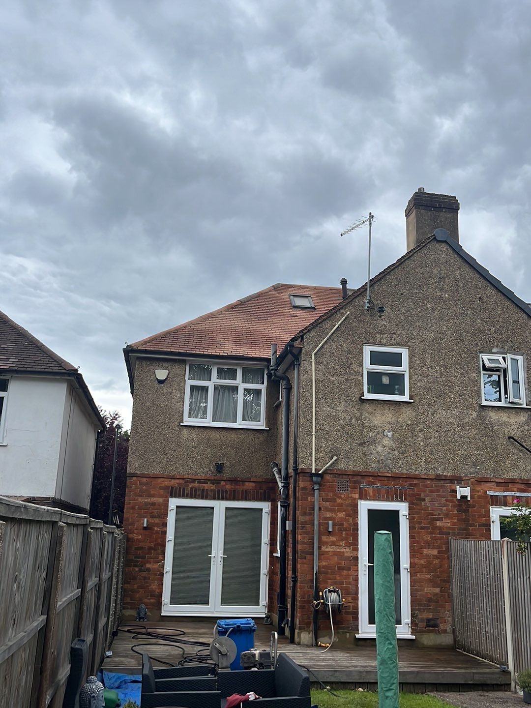 Roof Clean  - Moss Removal - Gutter Clean using Honda 15lpm Low Pressure Washing Machine by Ges Exterior Cleaning ltd